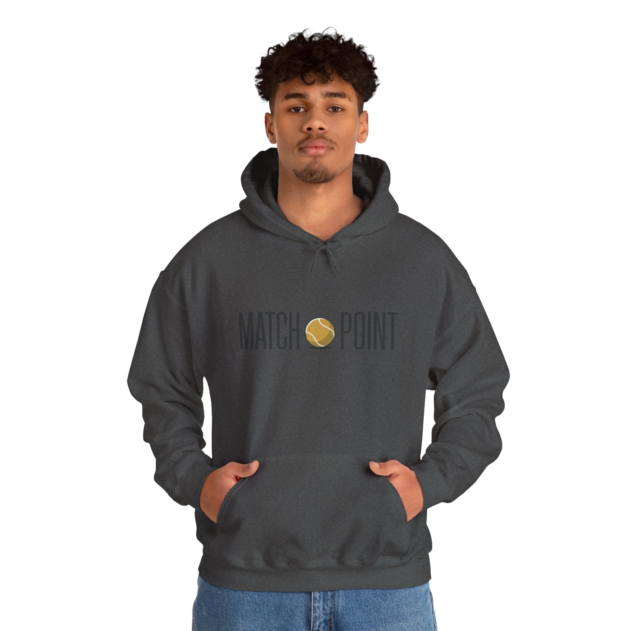 Match Point Tennis Hoodie — 'MATCH POINT' Graphic Pullover
