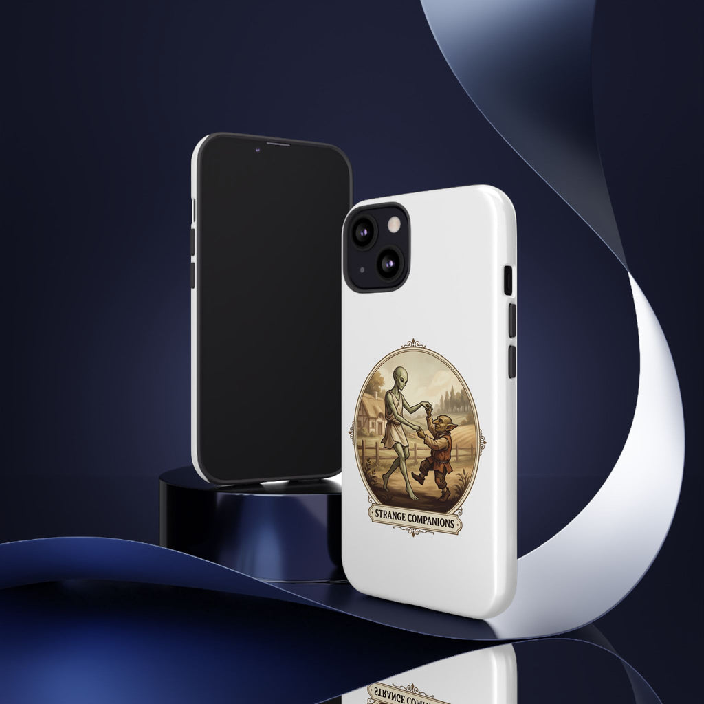 Phone Case — Vintage 'Strange Companions' Alien & Child Illustration