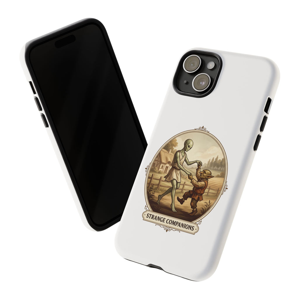 Phone Case — Vintage 'Strange Companions' Alien & Child Illustration