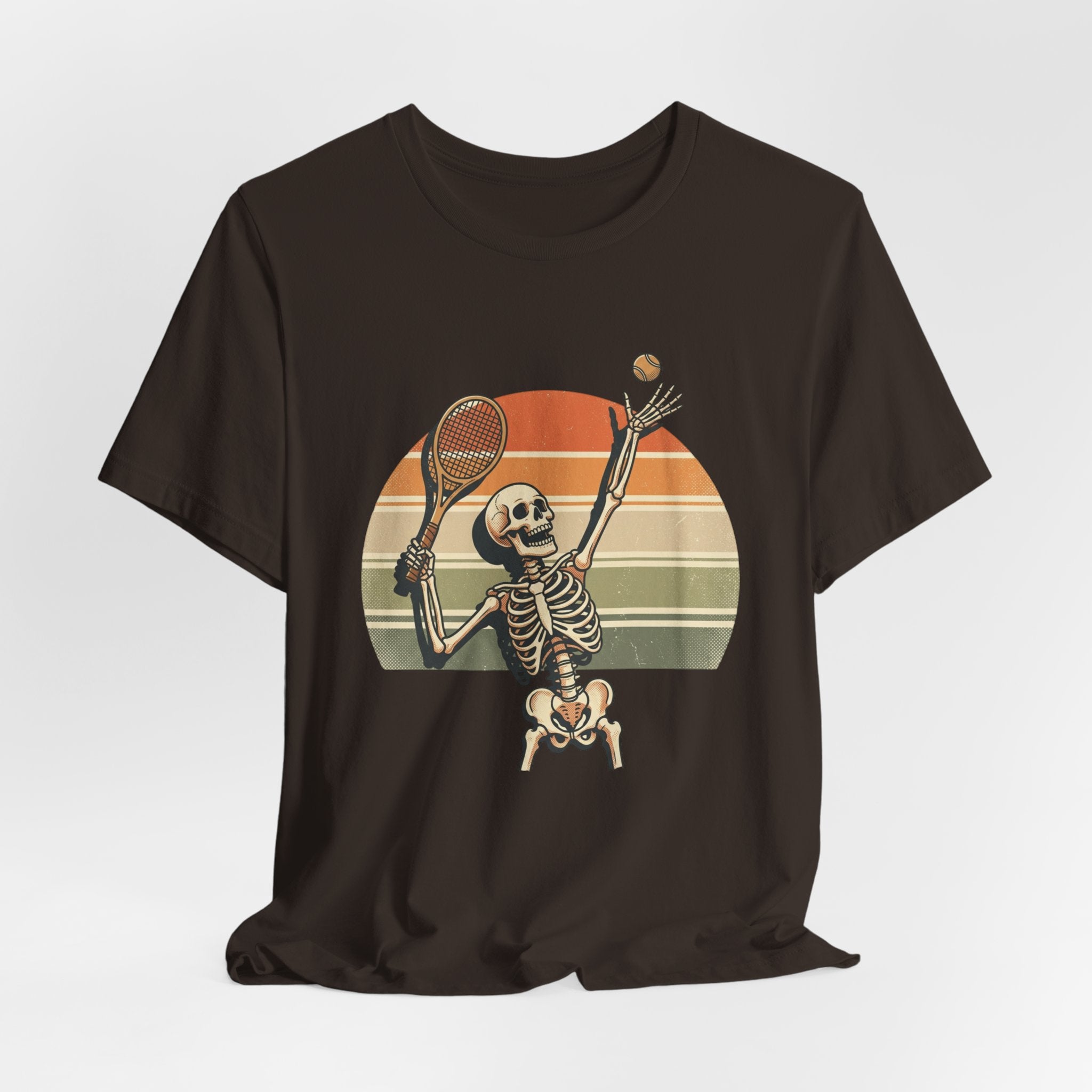 Skeleton Tennis Vintage Sunset Tee