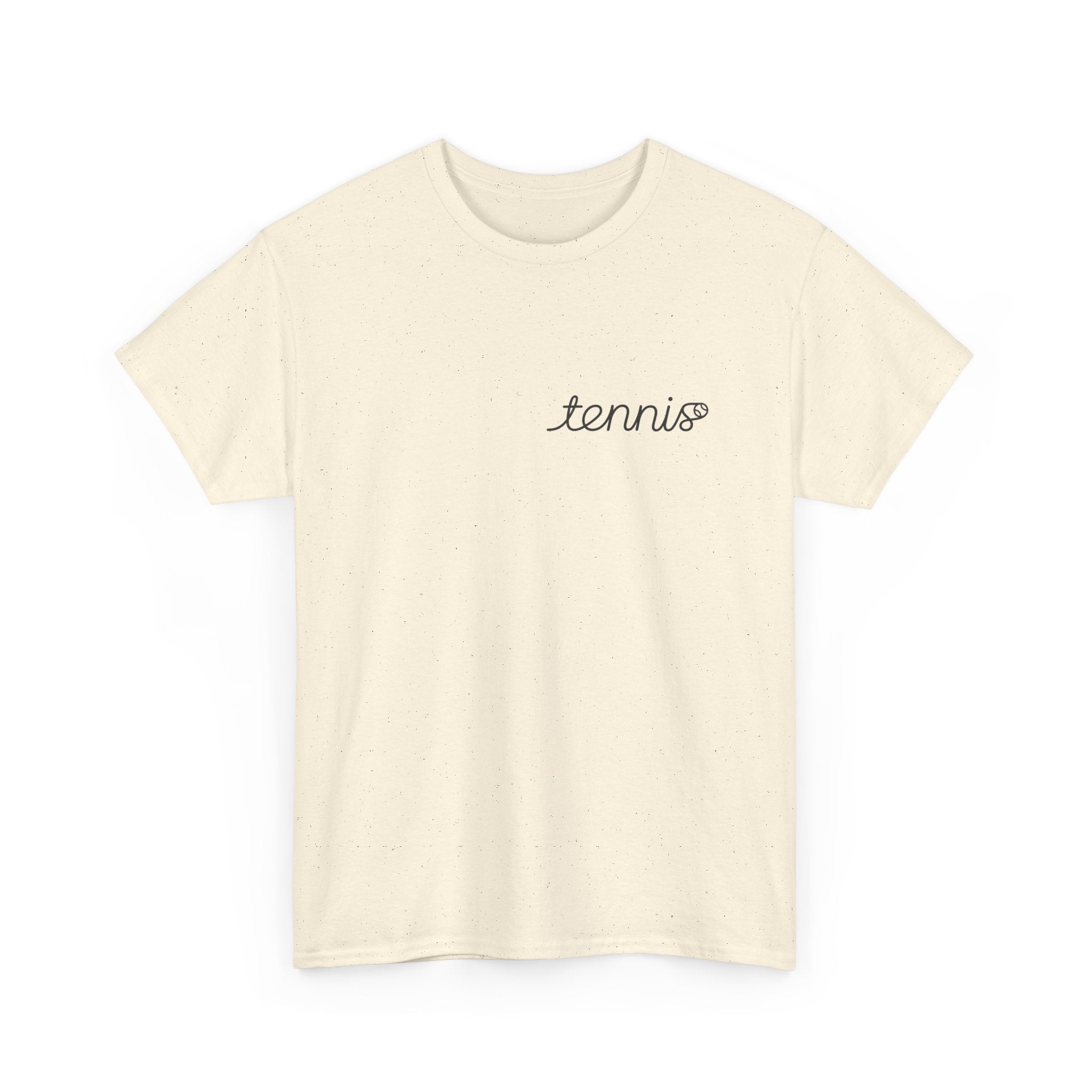 Tennis Serve Line Art Tee — Minimalist Tennis T-Shirt