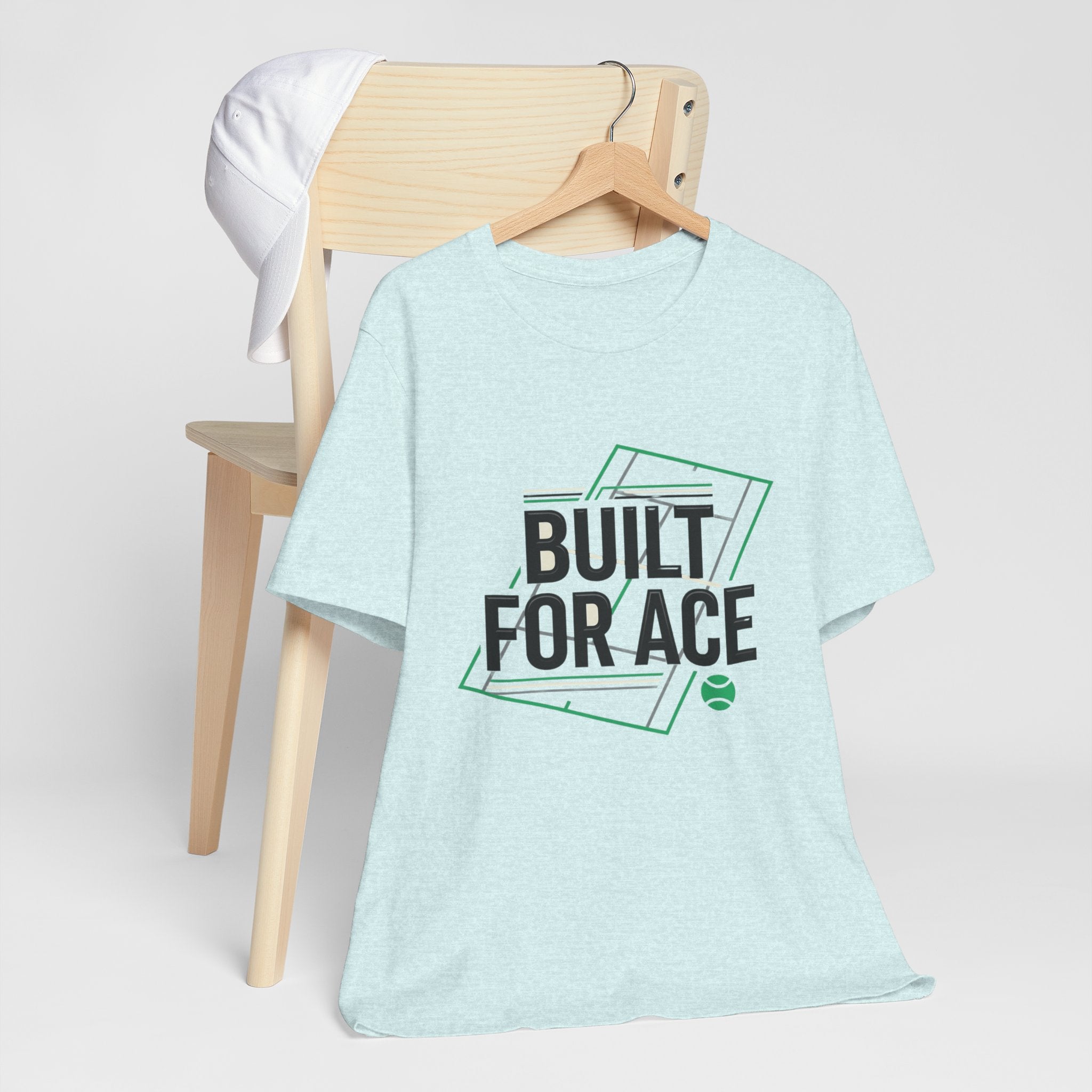 Built For Ace Tennis T‑Shirt – Retro Court Graphic Tee
