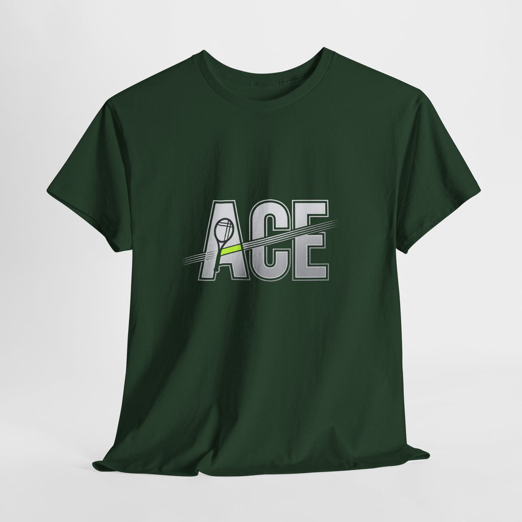 Ace Graphic Tee — Minimal Tennis 'ACE' Design