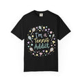 I'm a Tennis Addict T‑Shirt — Cute Pastel Tennis Graphic Tee for Players & Fans