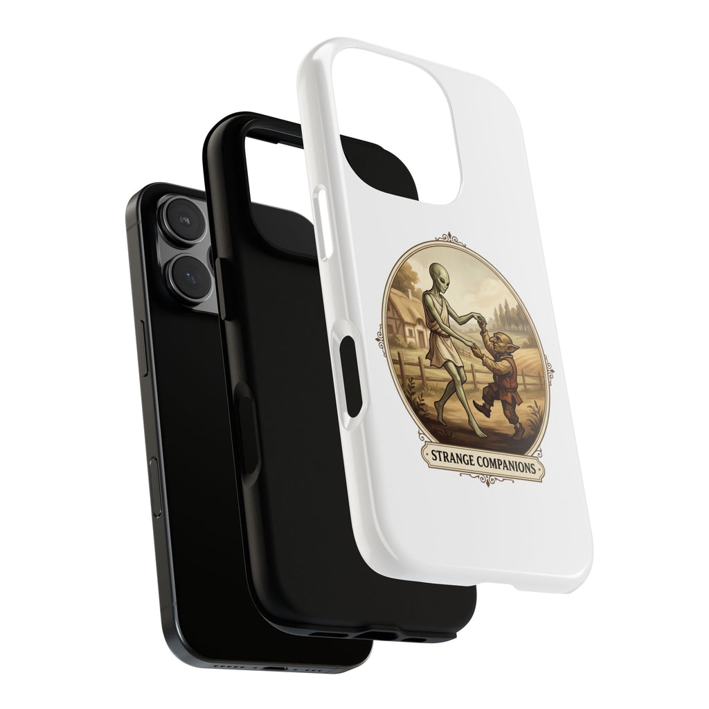 Phone Case — Vintage 'Strange Companions' Alien & Child Illustration