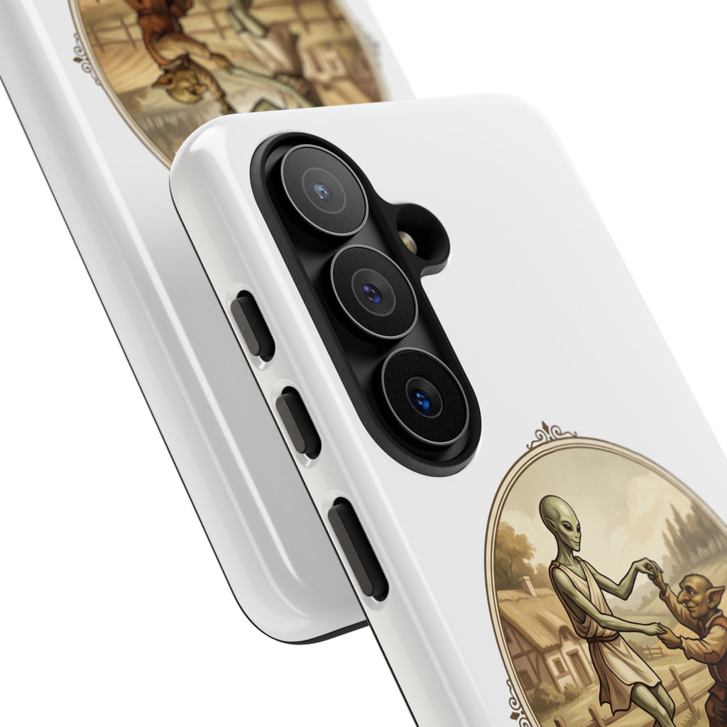 Phone Case — Vintage 'Strange Companions' Alien & Child Illustration