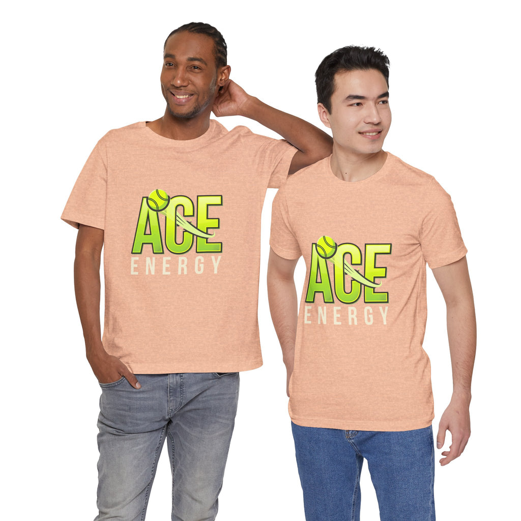 T-Shirt — "Ace Energy" Tennis Graphic Tee