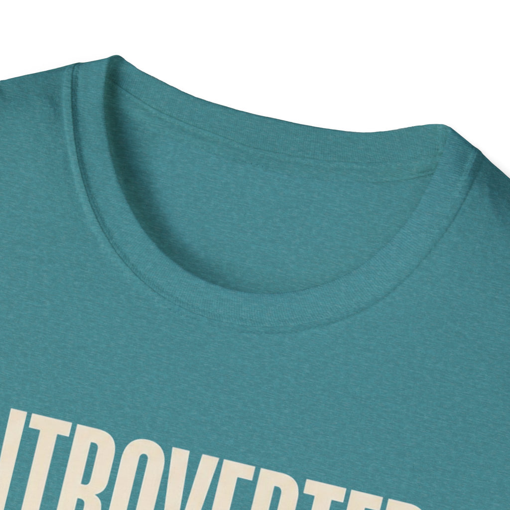 Introverted But Willing to Discuss Tennis T-Shirt