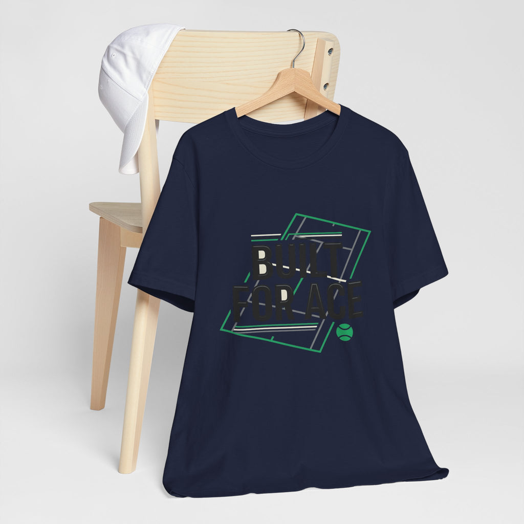 Built For Ace Tennis T‑Shirt – Retro Court Graphic Tee