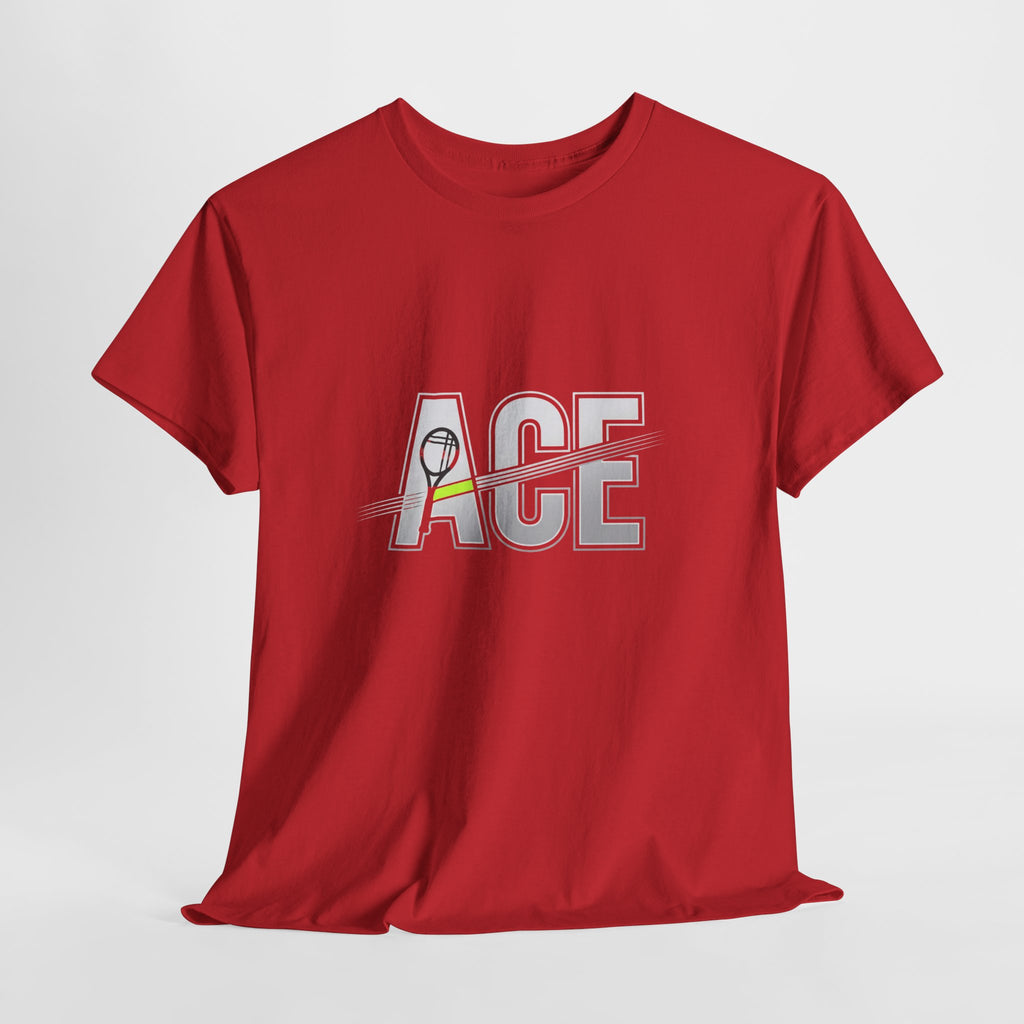 Ace Graphic Tee — Minimal Tennis 'ACE' Design