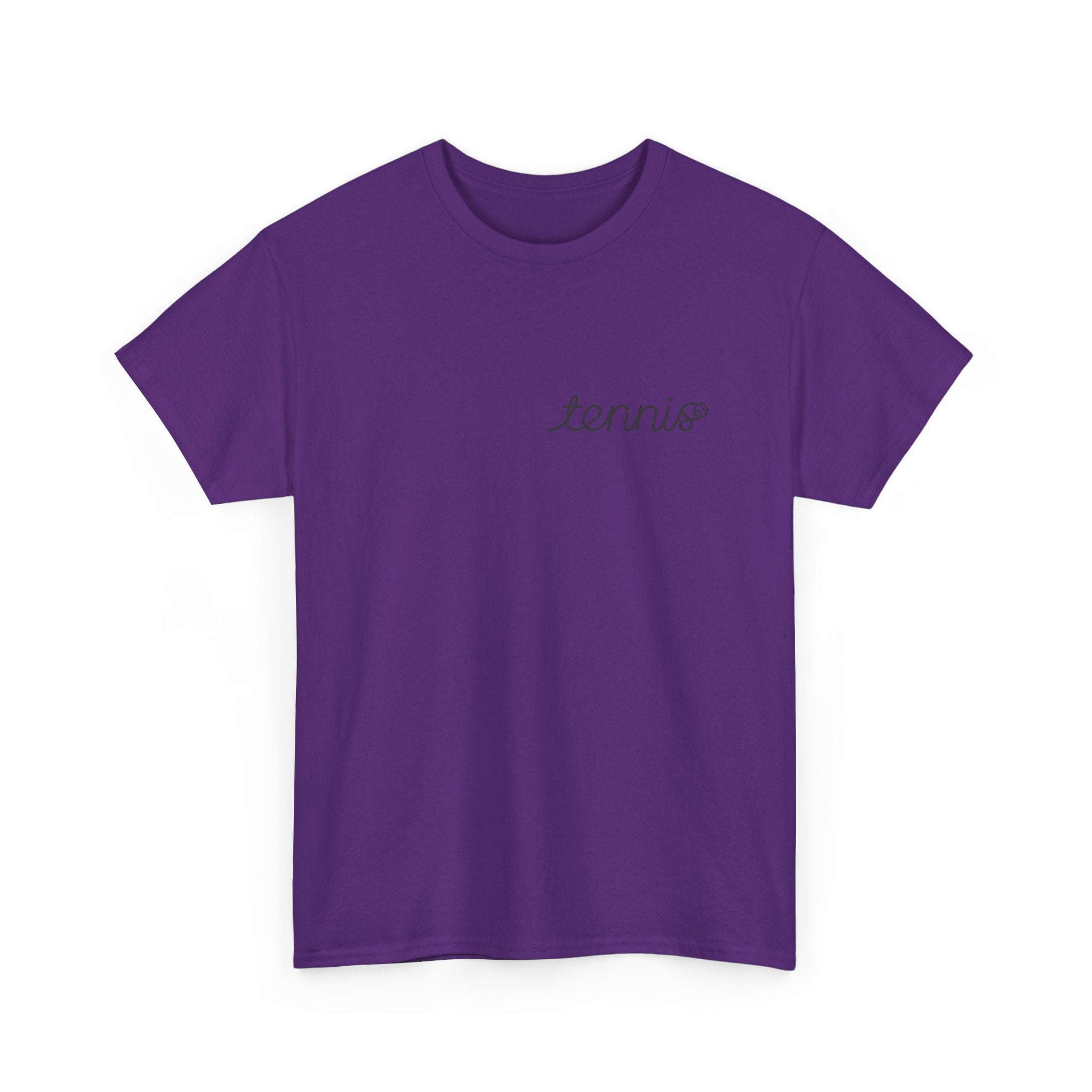 Tennis Serve Line Art Tee — Minimalist Tennis T-Shirt
