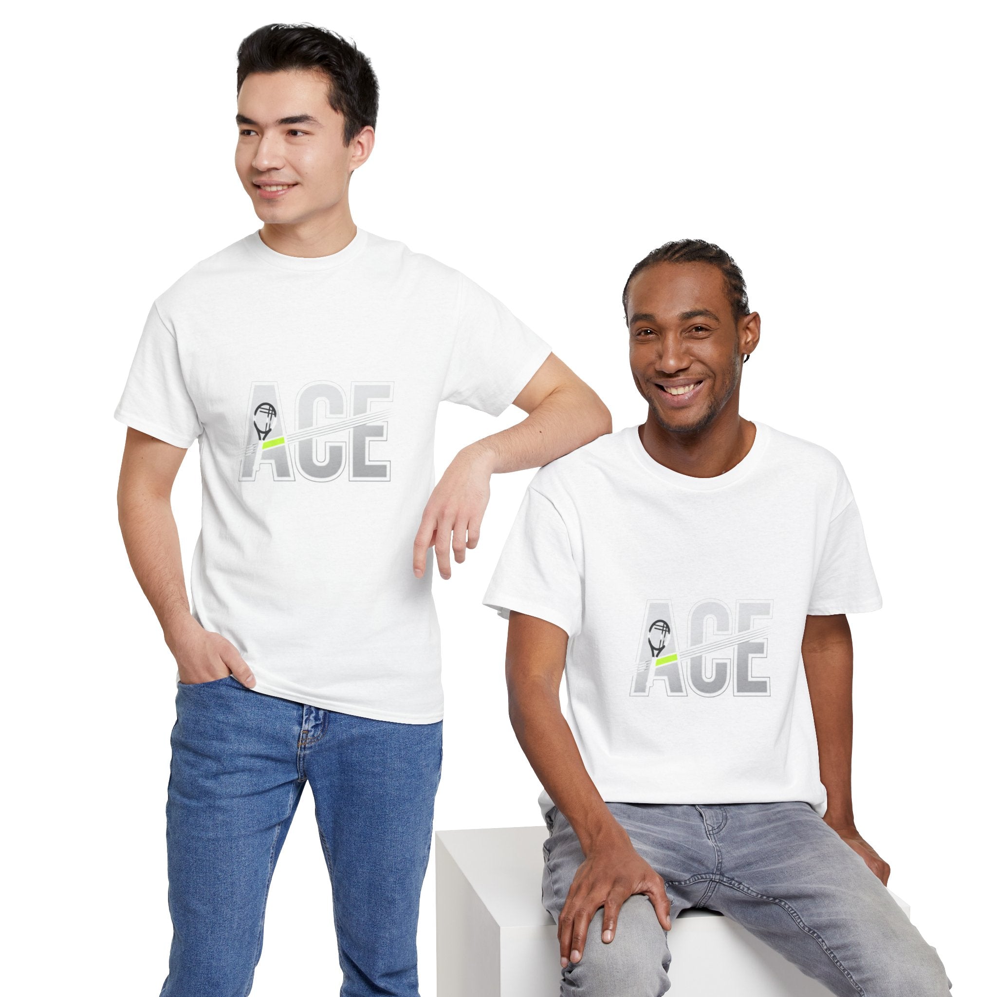 Ace Graphic Tee — Minimal Tennis 'ACE' Design