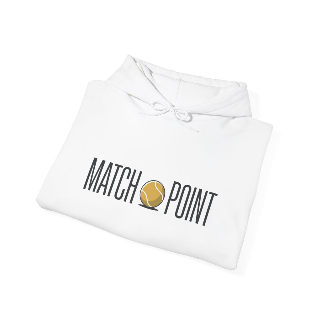 Match Point Tennis Hoodie — 'MATCH POINT' Graphic Pullover