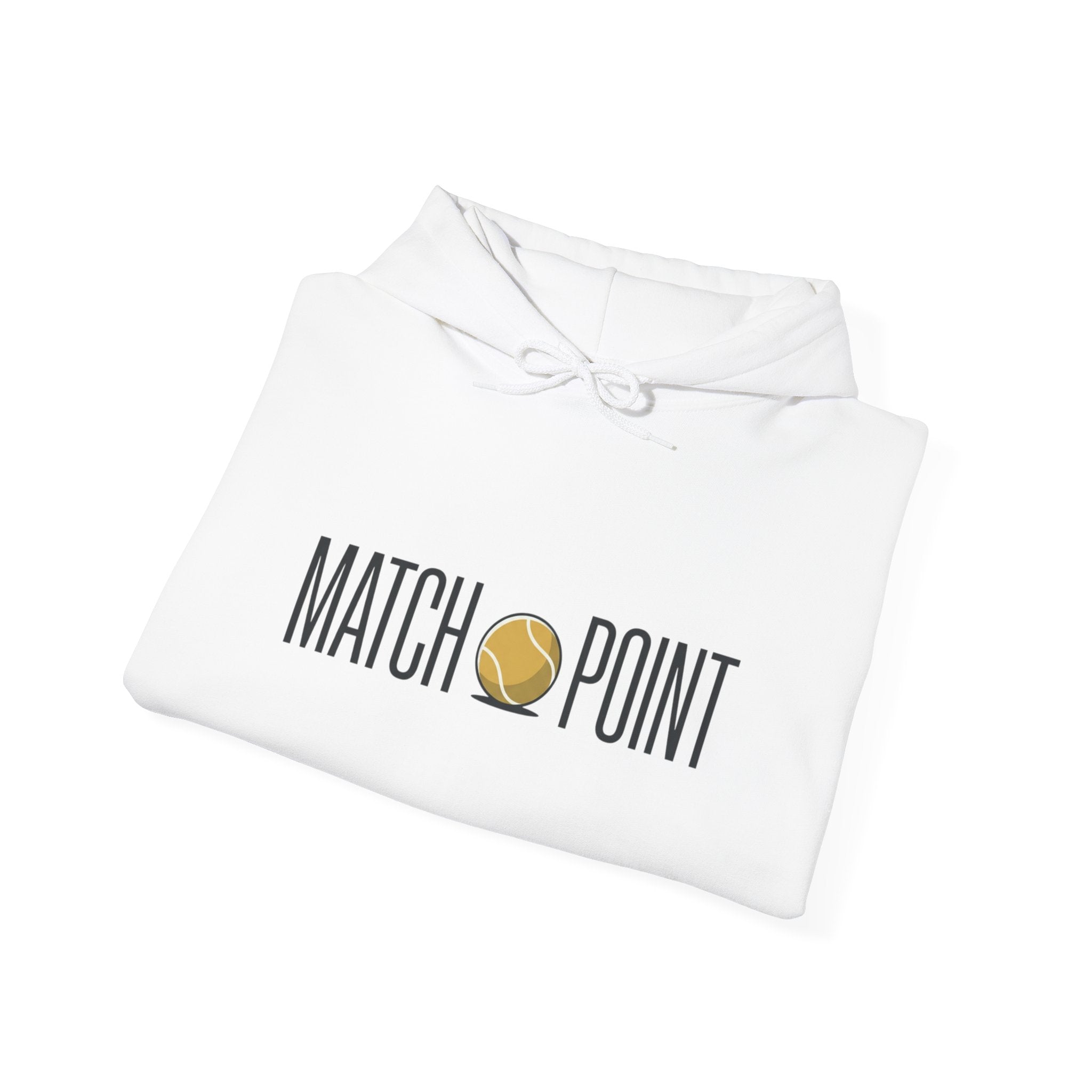 Match Point Tennis Hoodie — 'MATCH POINT' Graphic Pullover