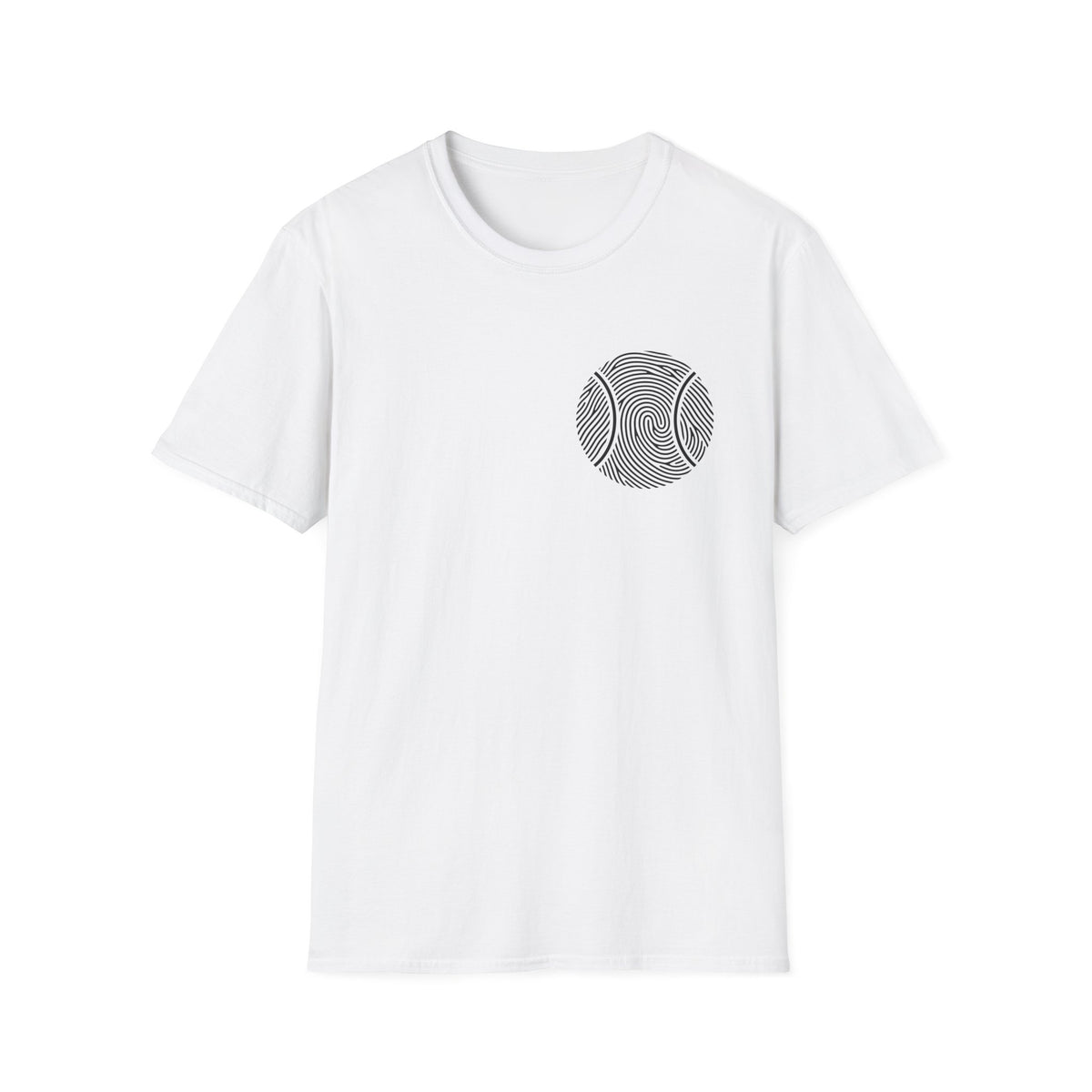 fingerprint tennis ball T-Shirt