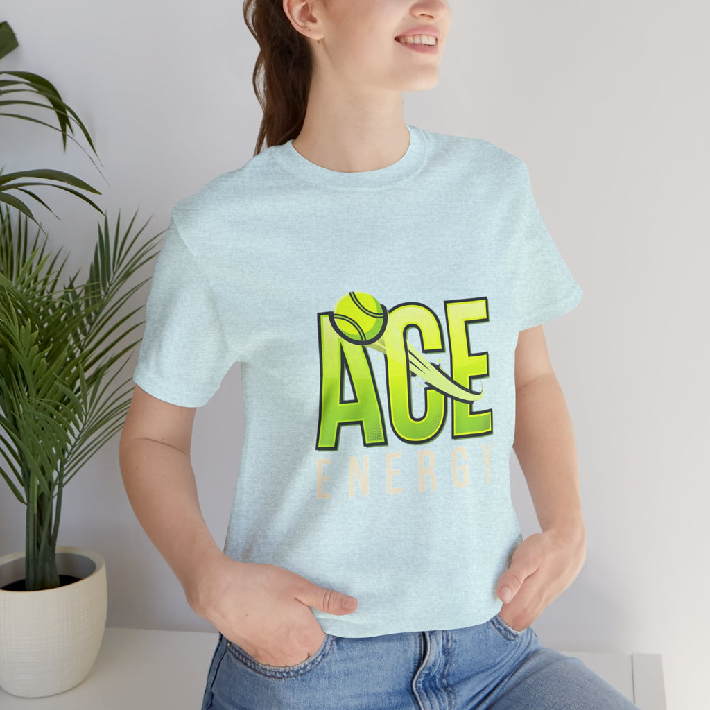 T-Shirt — "Ace Energy" Tennis Graphic Tee
