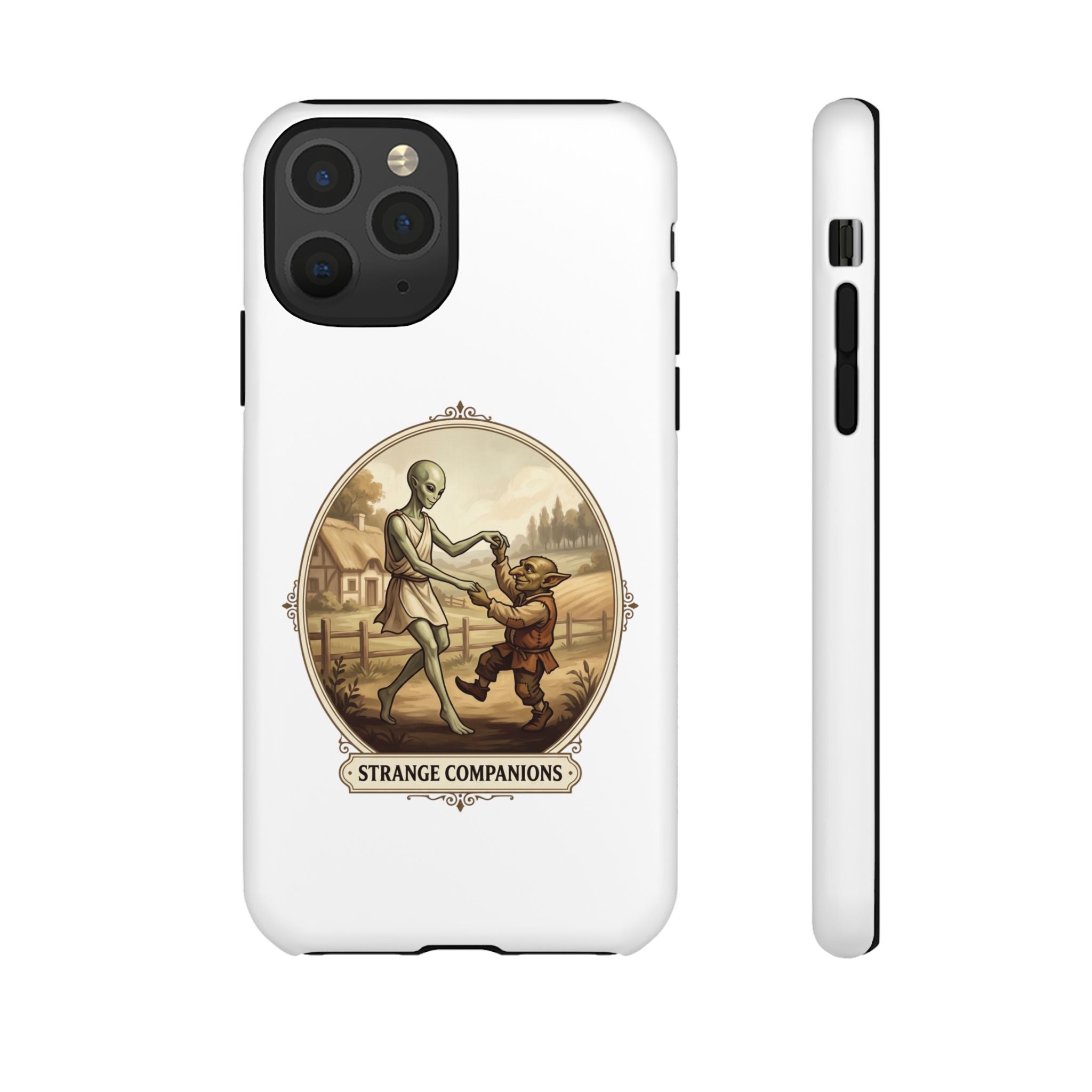 Phone Case — Vintage 'Strange Companions' Alien & Child Illustration