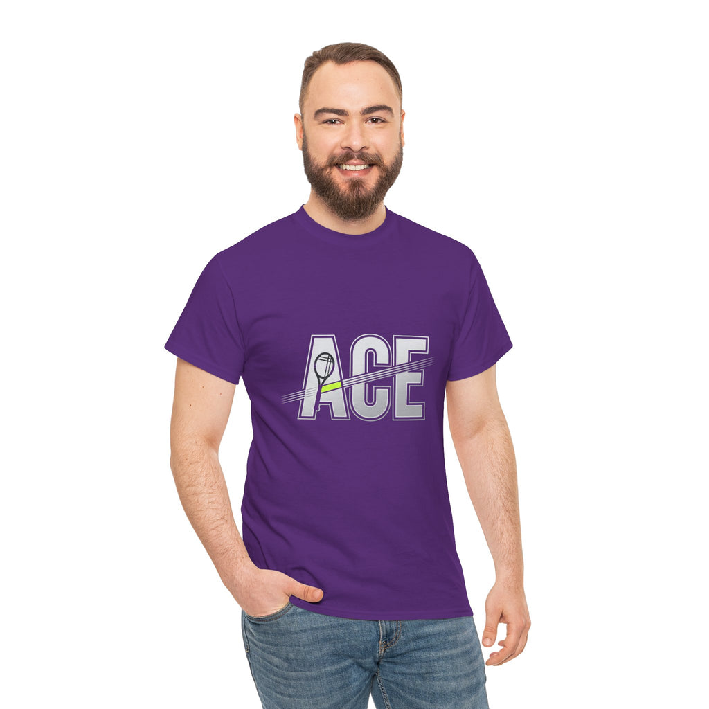 Ace Graphic Tee — Minimal Tennis 'ACE' Design
