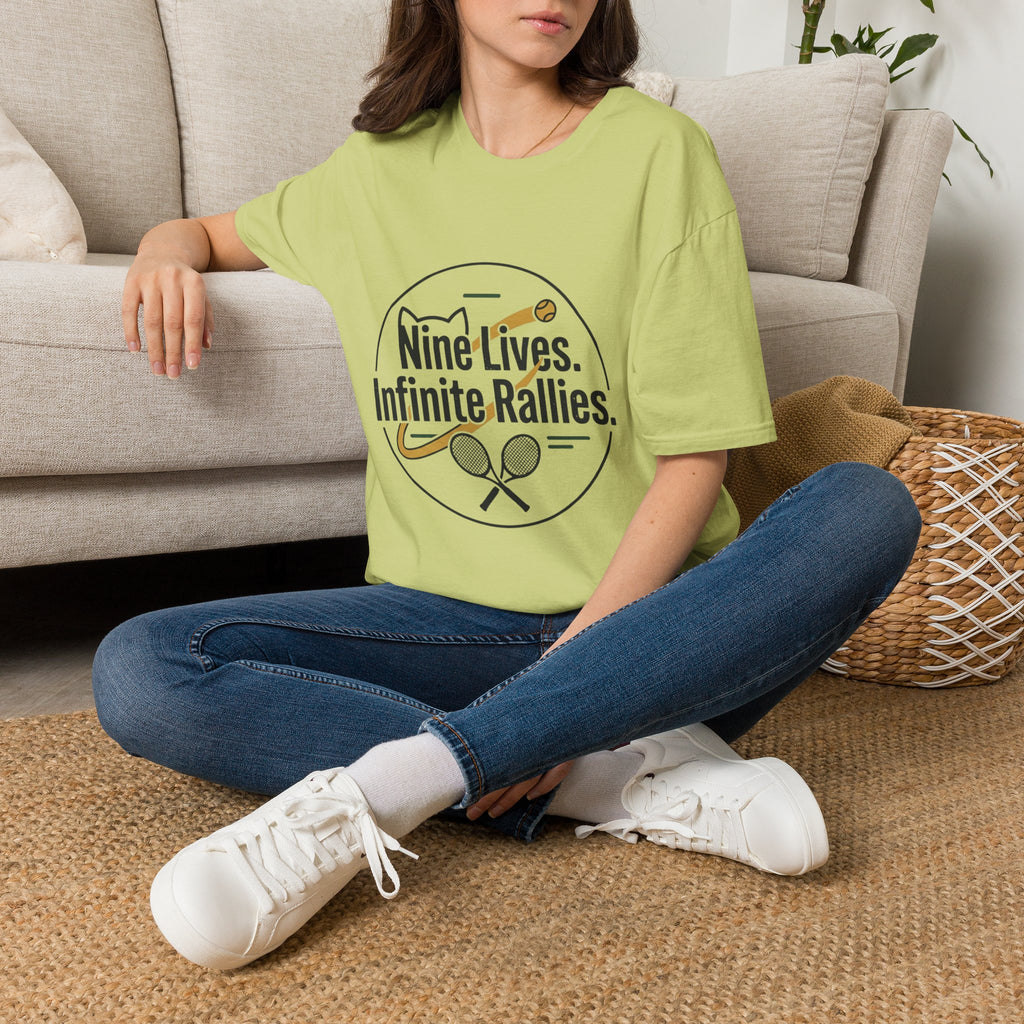 T-shirt Cat & Racket Graphic
