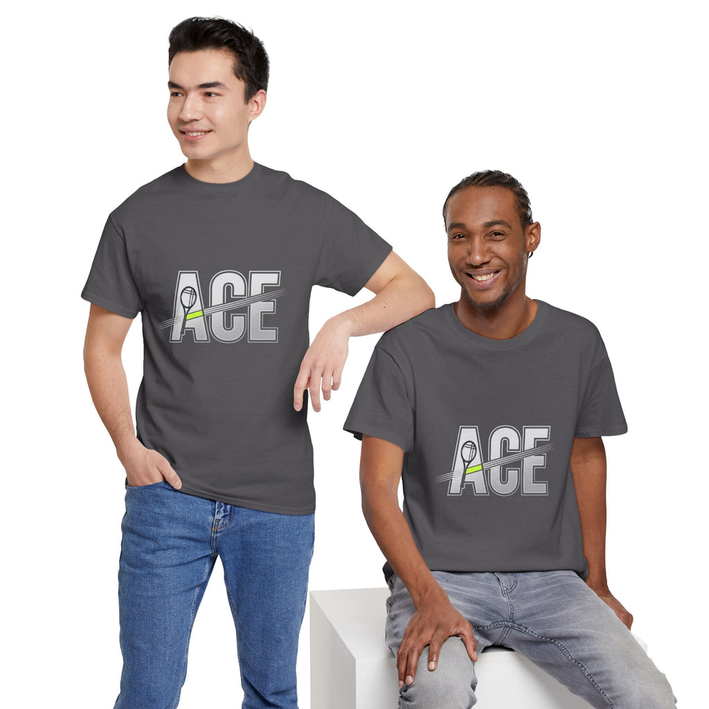 Ace Graphic Tee — Minimal Tennis 'ACE' Design