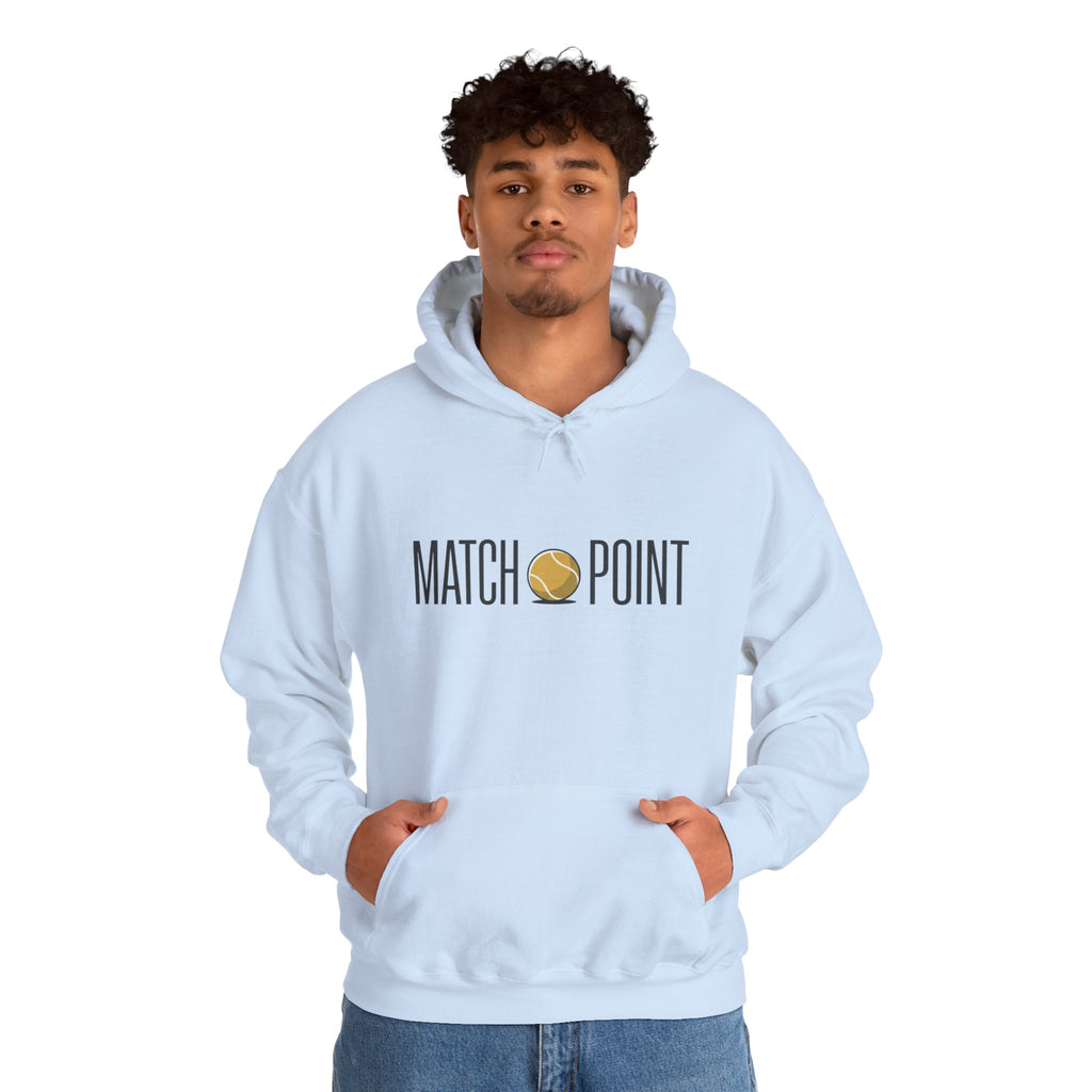 Match Point Tennis Hoodie — 'MATCH POINT' Graphic Pullover