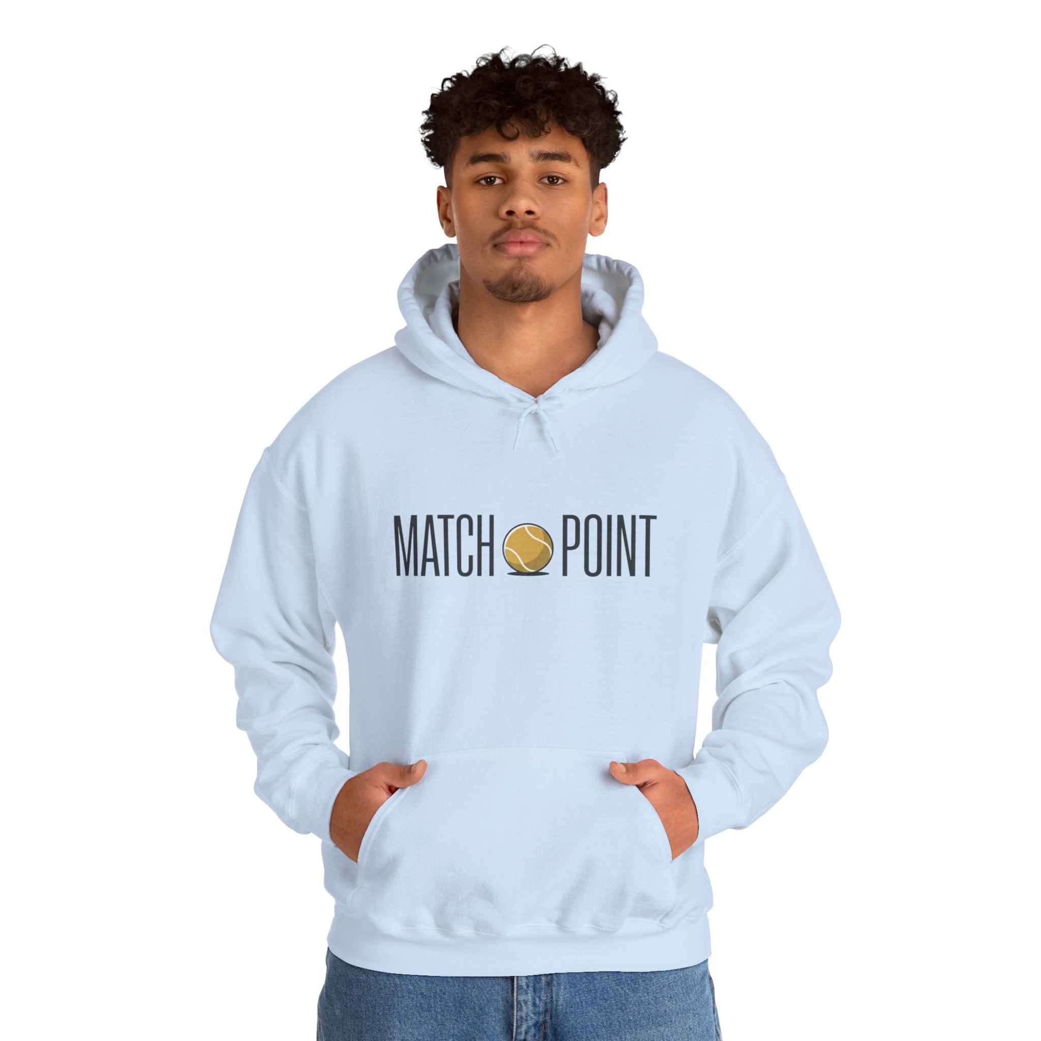 Match Point Tennis Hoodie — 'MATCH POINT' Graphic Pullover
