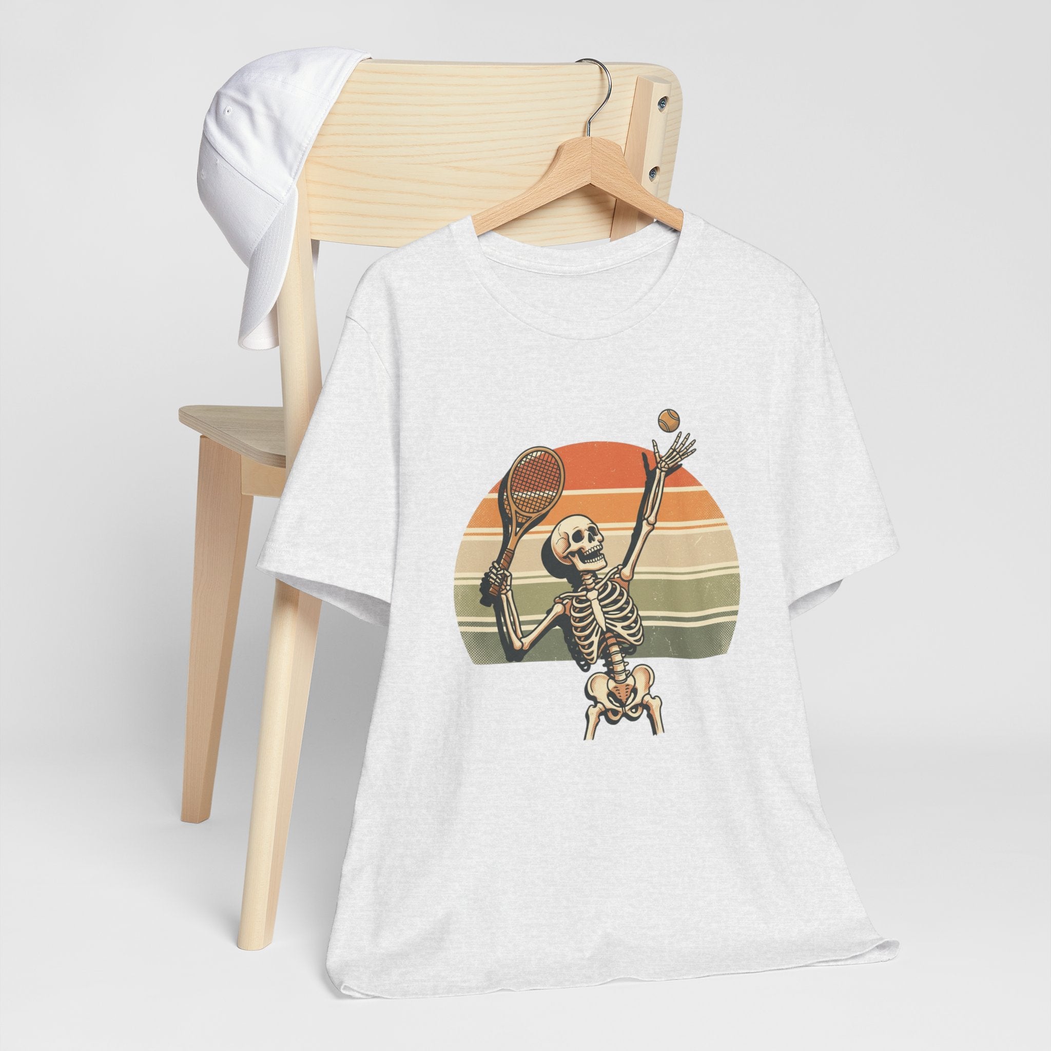 Skeleton Tennis Vintage Sunset Tee