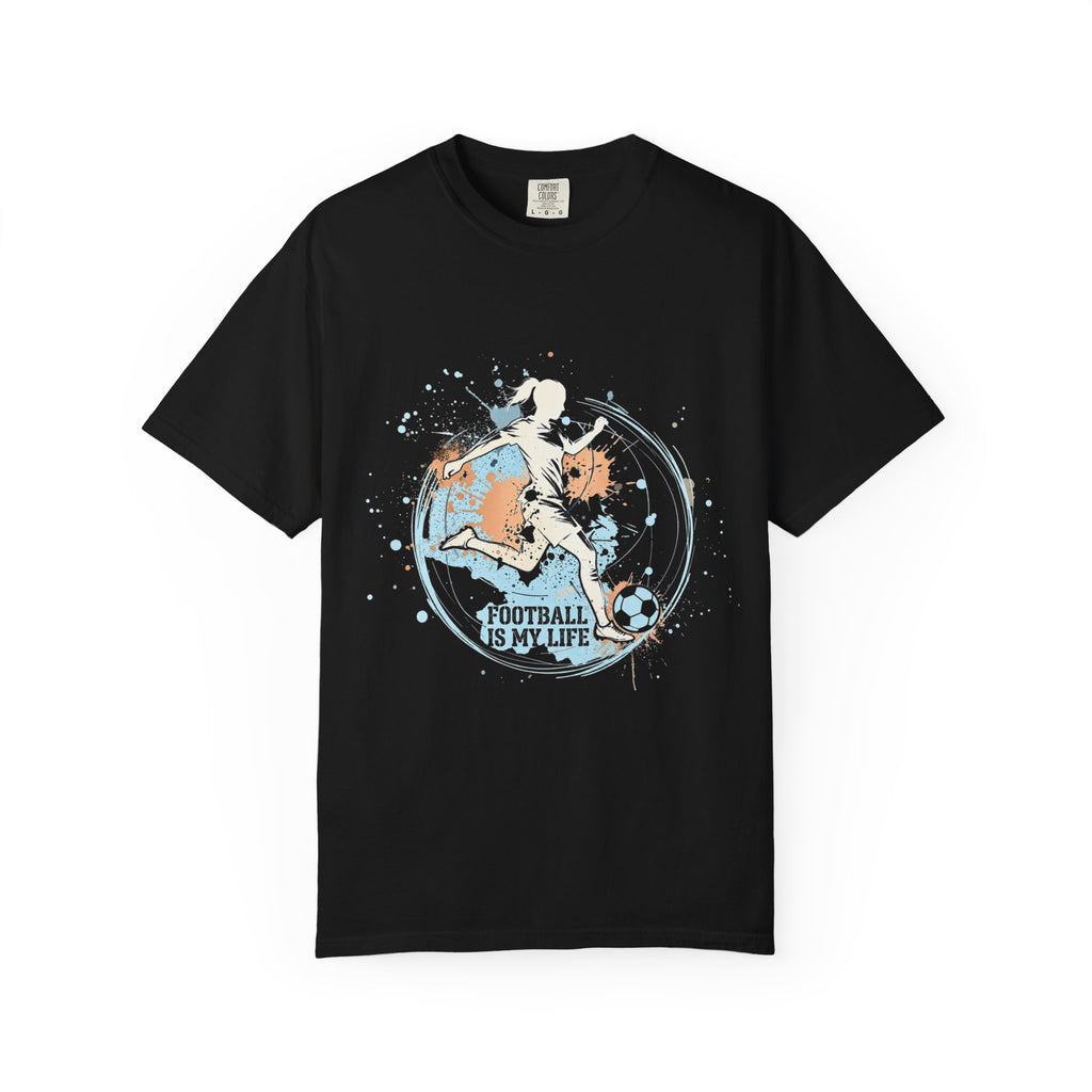 Football Is My Life T-Shirt — Girls' Football Player Tee