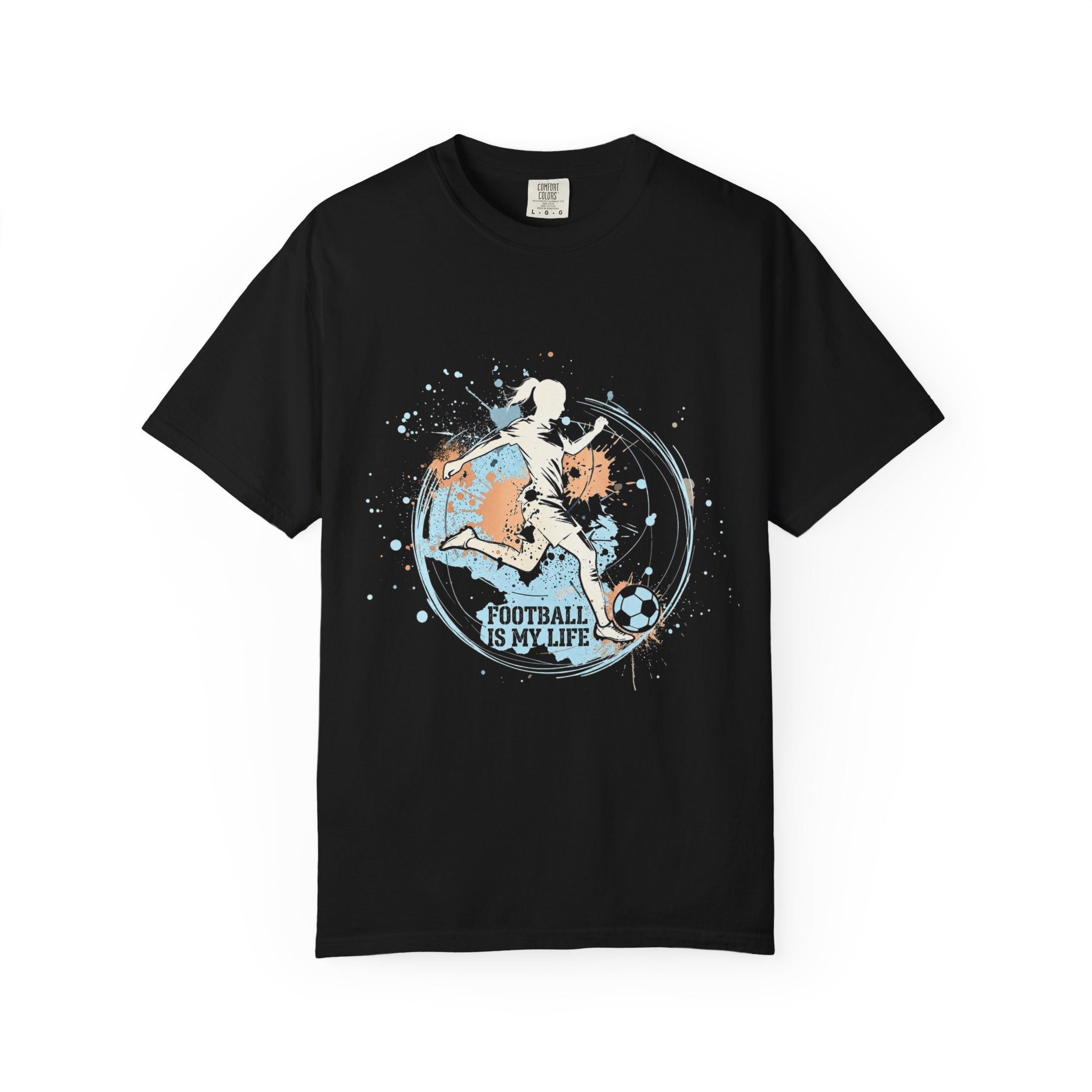 Football Is My Life T-Shirt — Girls' Football Player Tee