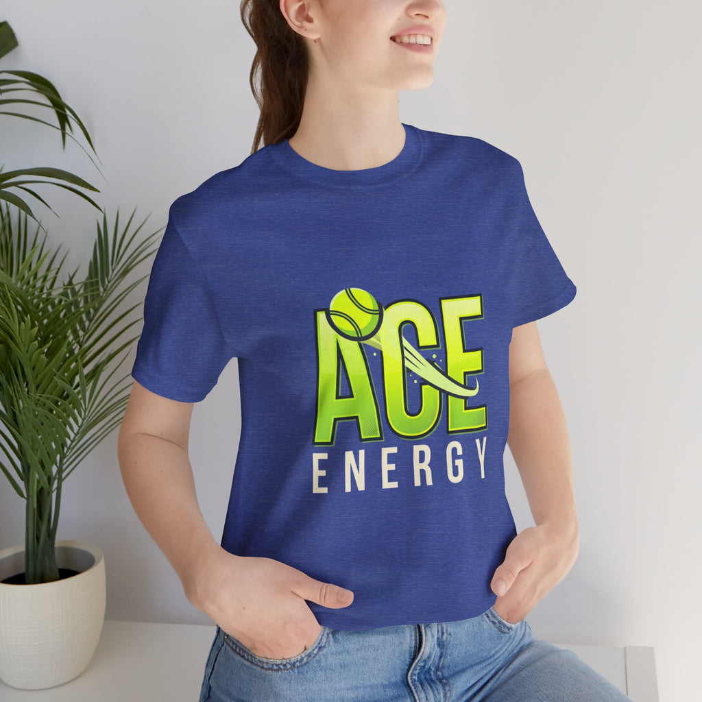 T-Shirt — "Ace Energy" Tennis Graphic Tee