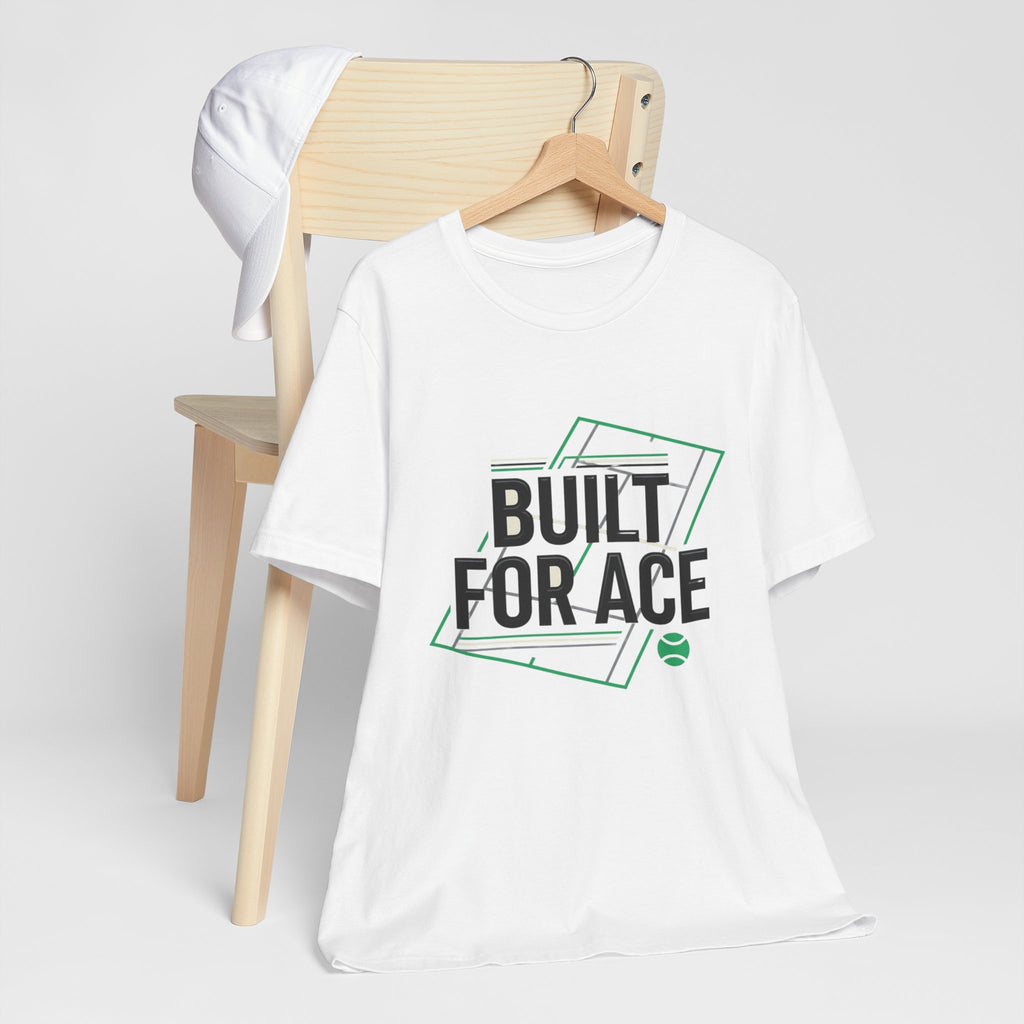 Built For Ace Tennis T‑Shirt – Retro Court Graphic Tee