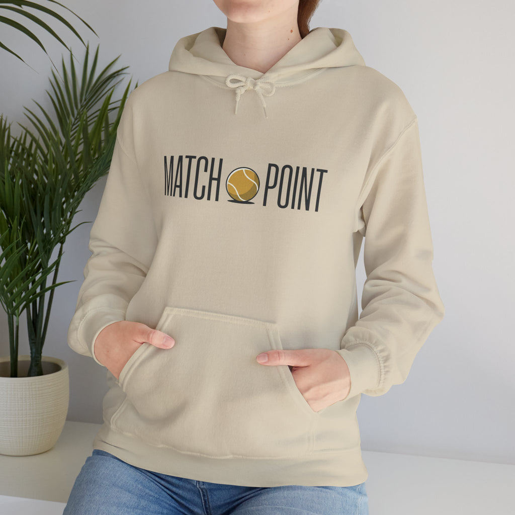 Match Point Tennis Hoodie — 'MATCH POINT' Graphic Pullover