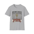 Benched Tennis T-Shirt — 'Benched' Graphic Tennis Racket & Bench Tee