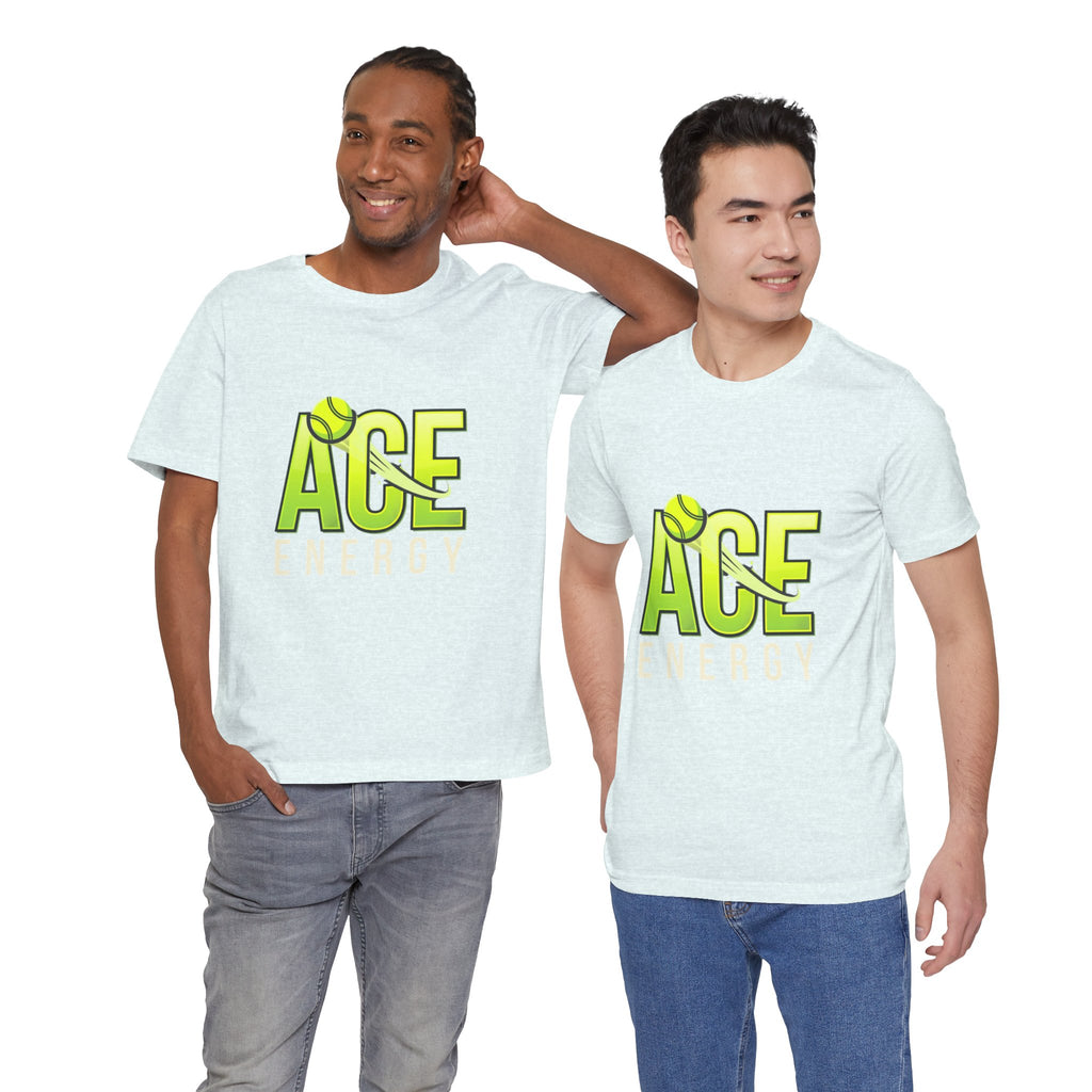 T-Shirt — "Ace Energy" Tennis Graphic Tee