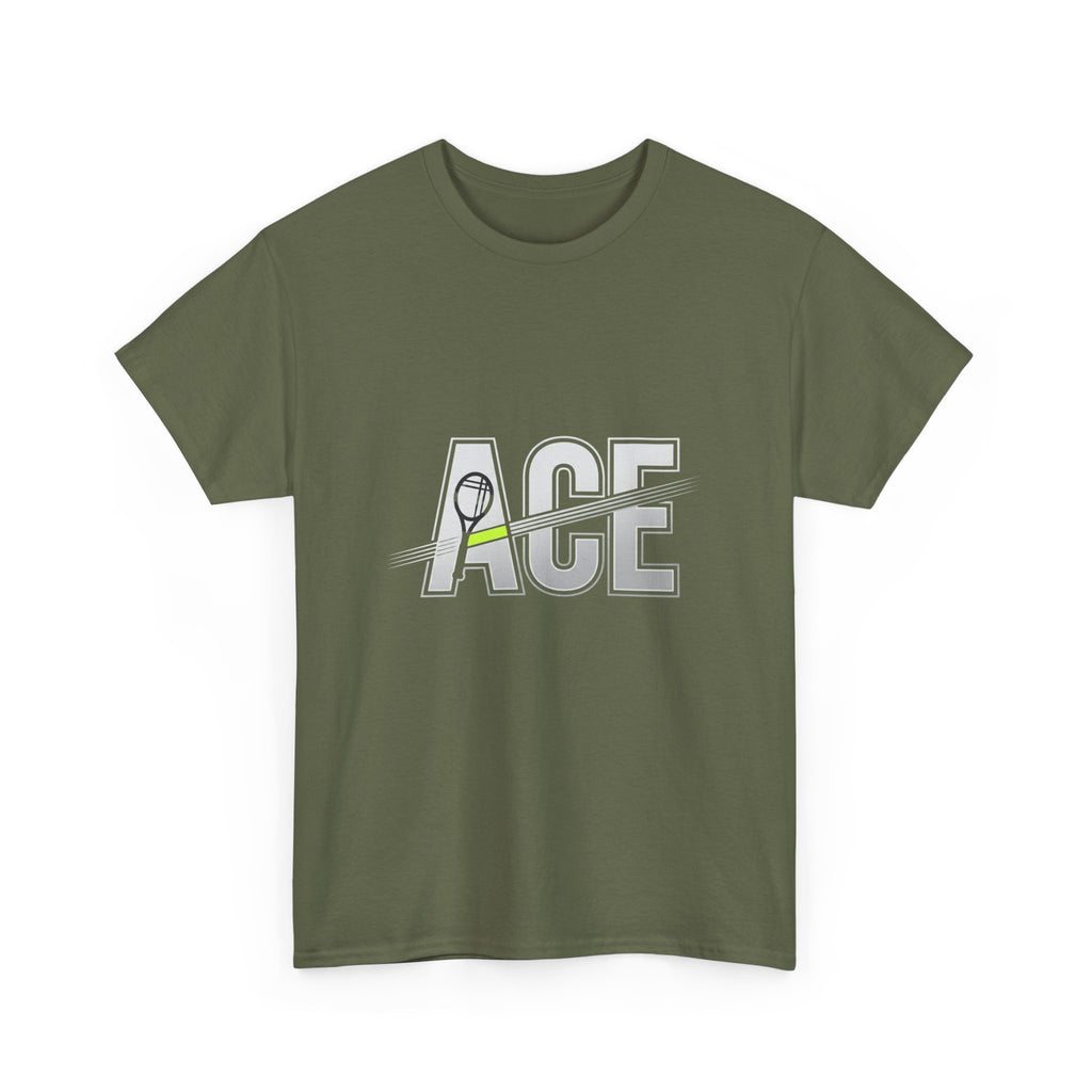 Ace Graphic Tee — Minimal Tennis 'ACE' Design