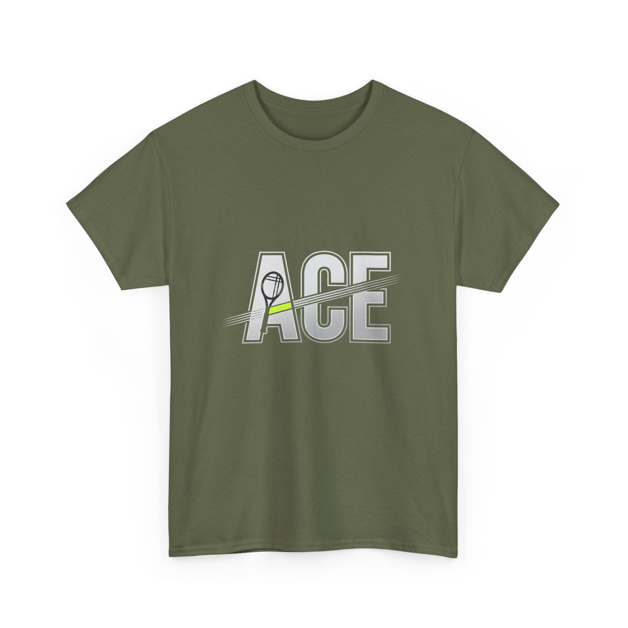 Ace Graphic Tee — Minimal Tennis 'ACE' Design