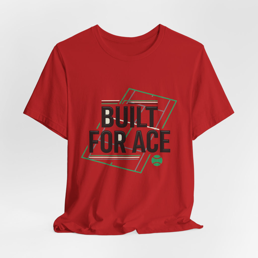 Built For Ace Tennis T‑Shirt – Retro Court Graphic Tee