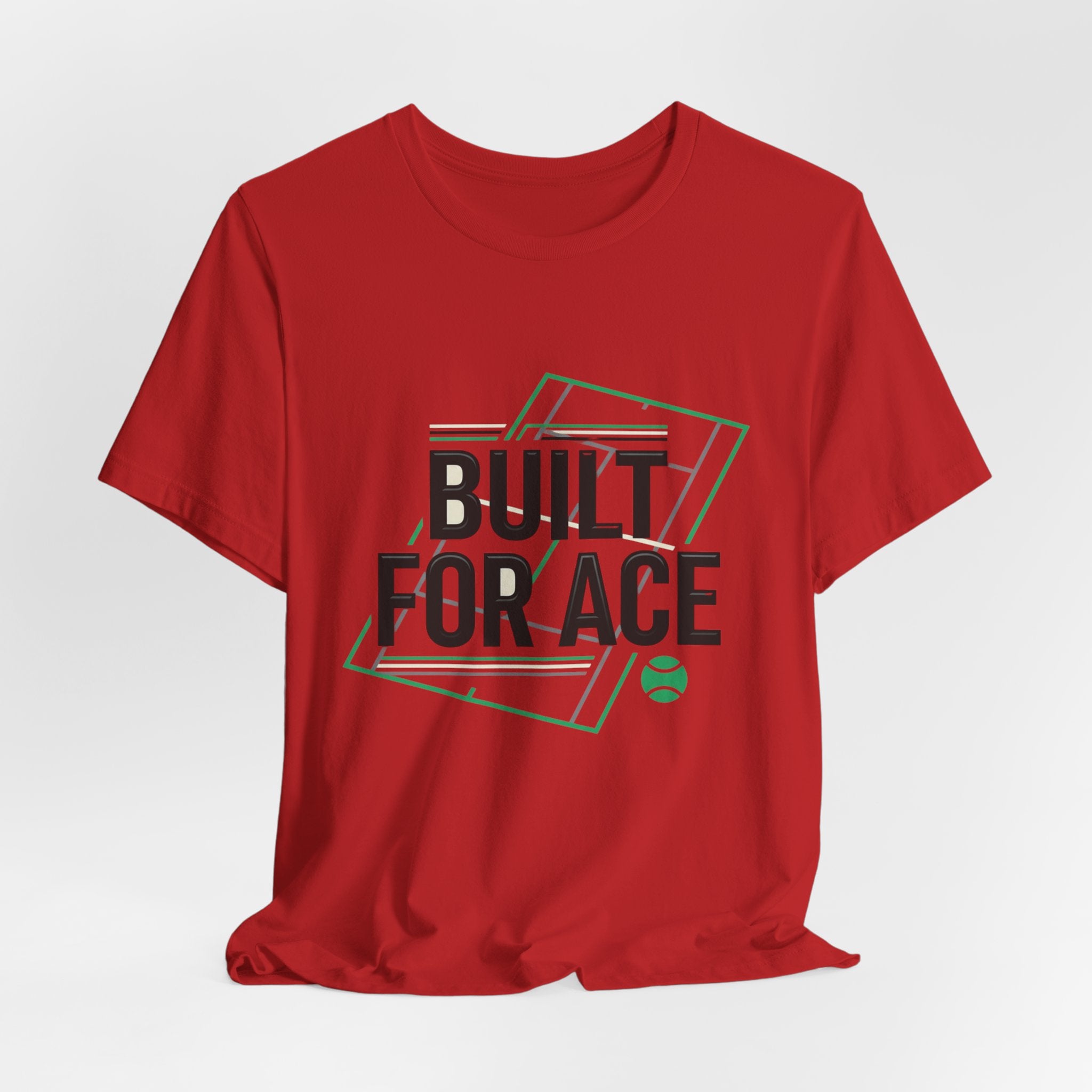 Built For Ace Tennis T‑Shirt – Retro Court Graphic Tee