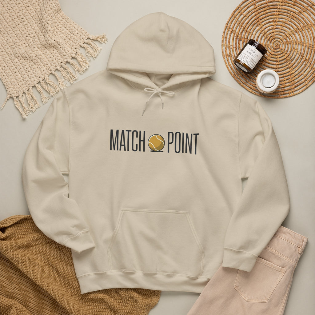 Match Point Tennis Hoodie — 'MATCH POINT' Graphic Pullover