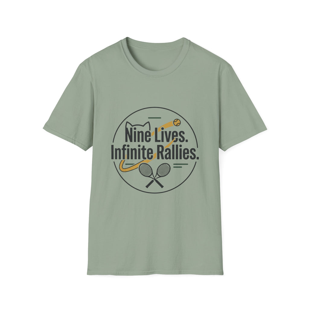 T-shirt Cat & Racket Graphic