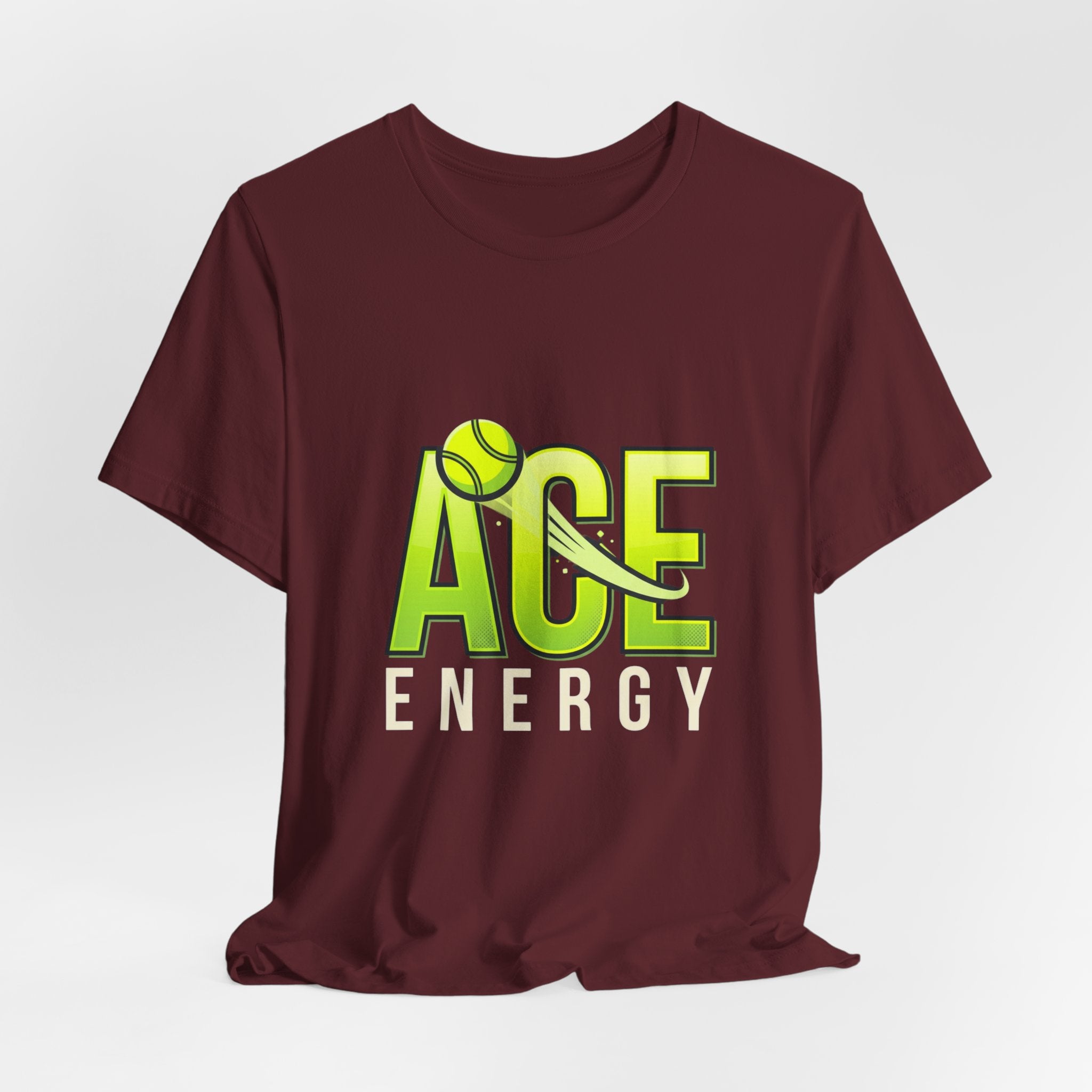 T-Shirt — "Ace Energy" Tennis Graphic Tee