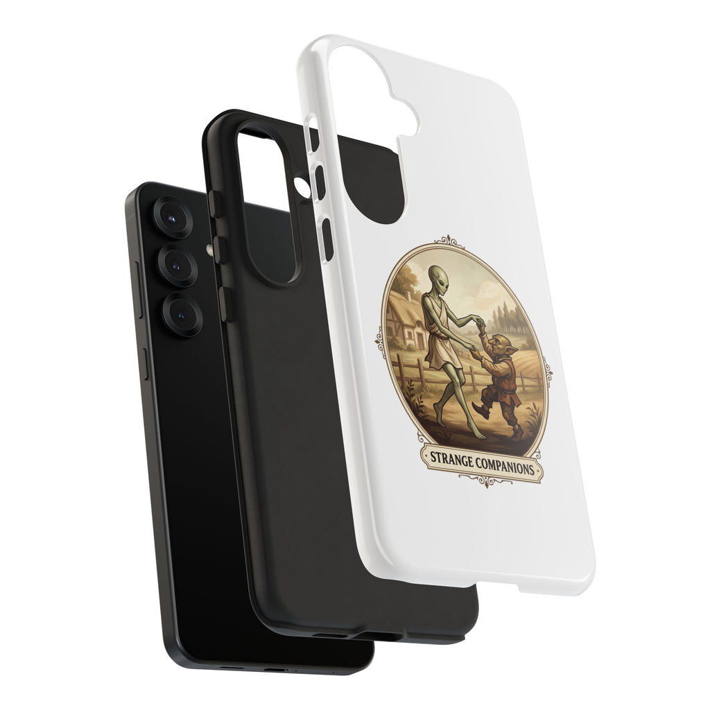 Phone Case — Vintage 'Strange Companions' Alien & Child Illustration