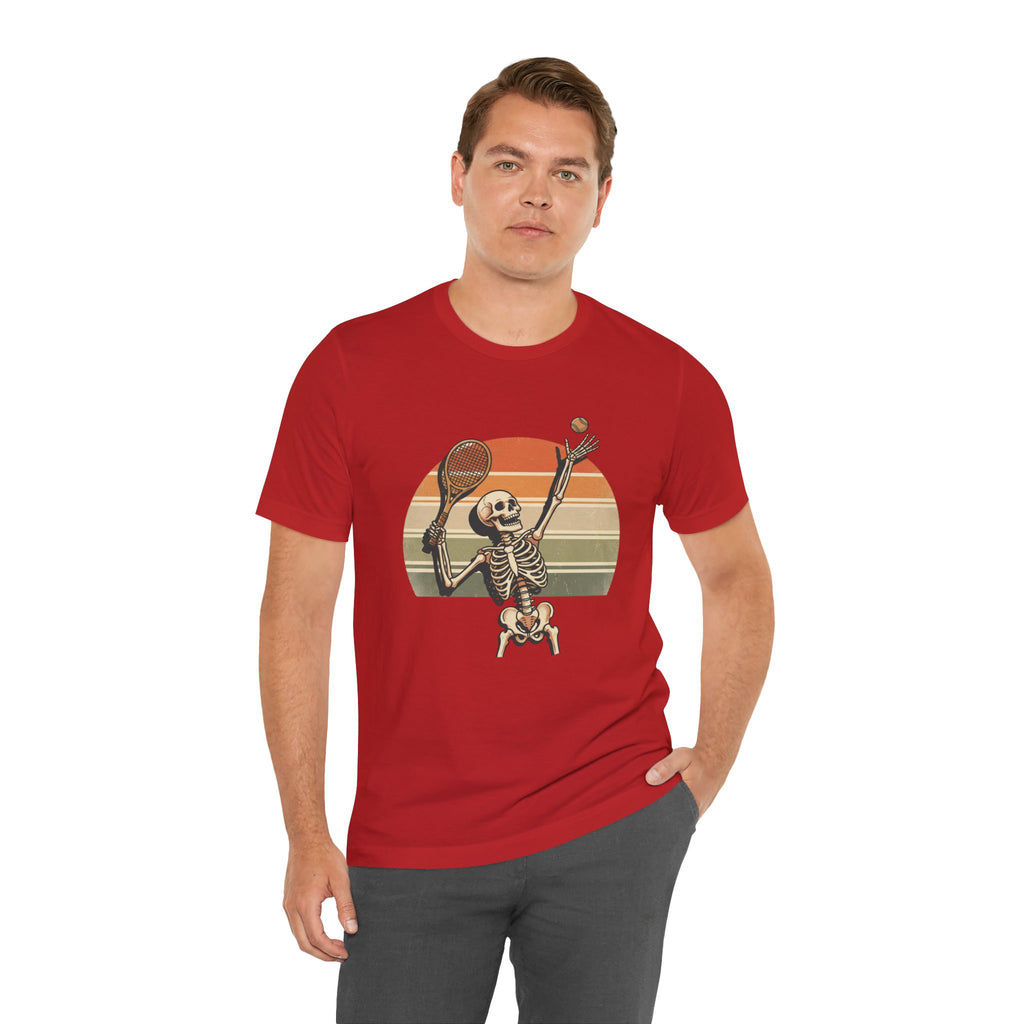 Skeleton Tennis Vintage Sunset Tee