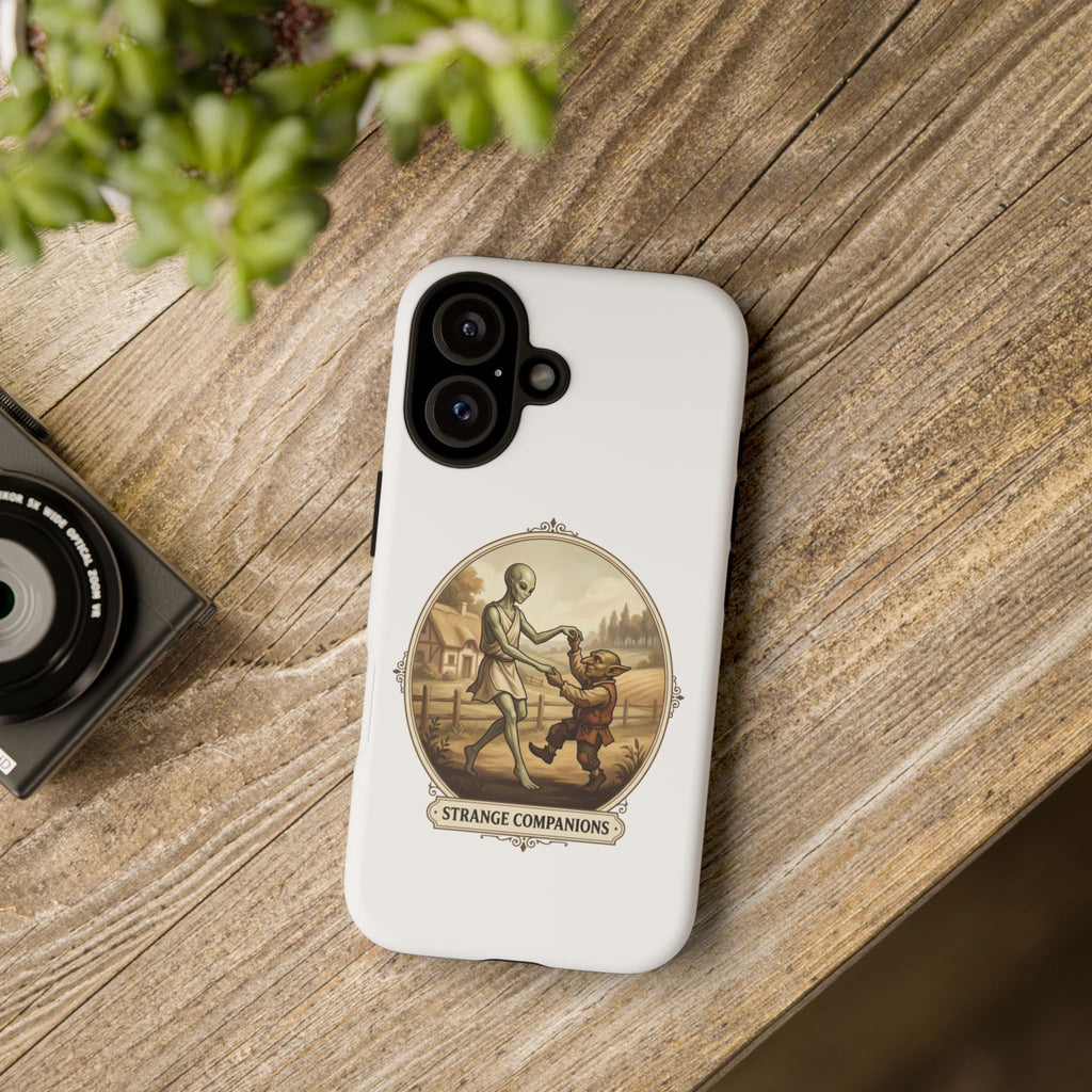 Phone Case — Vintage 'Strange Companions' Alien & Child Illustration