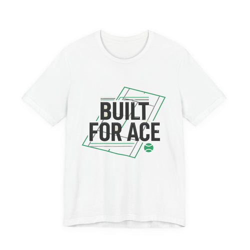 Built For Ace Tennis T‑Shirt – Retro Court Graphic Tee