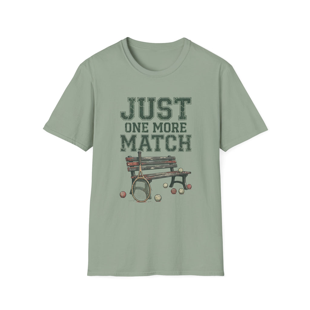 T-Shirt — “Just One More Match” Lawn Bowling / Bocce Casual Tee