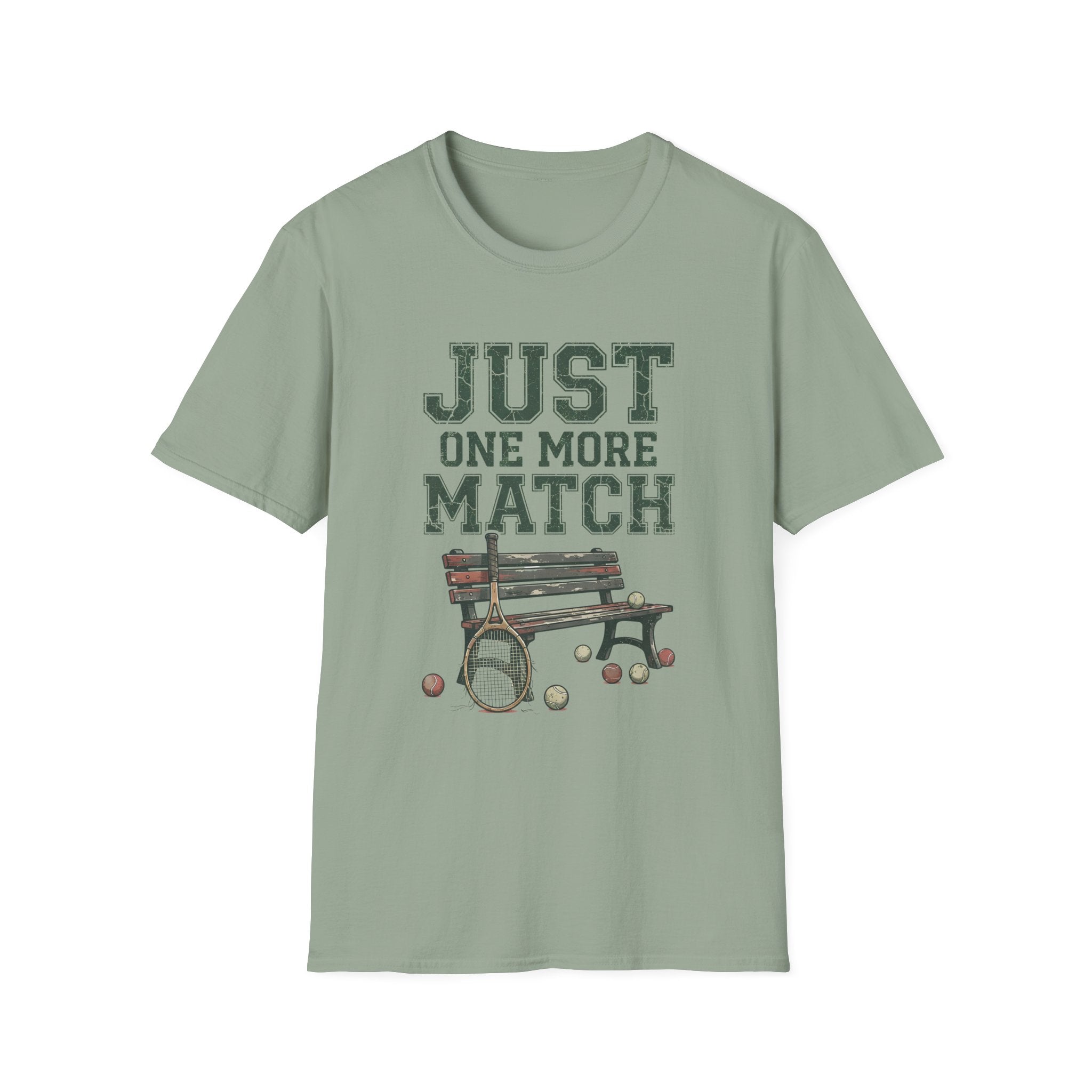 T-Shirt — “Just One More Match” Lawn Bowling / Bocce Casual Tee