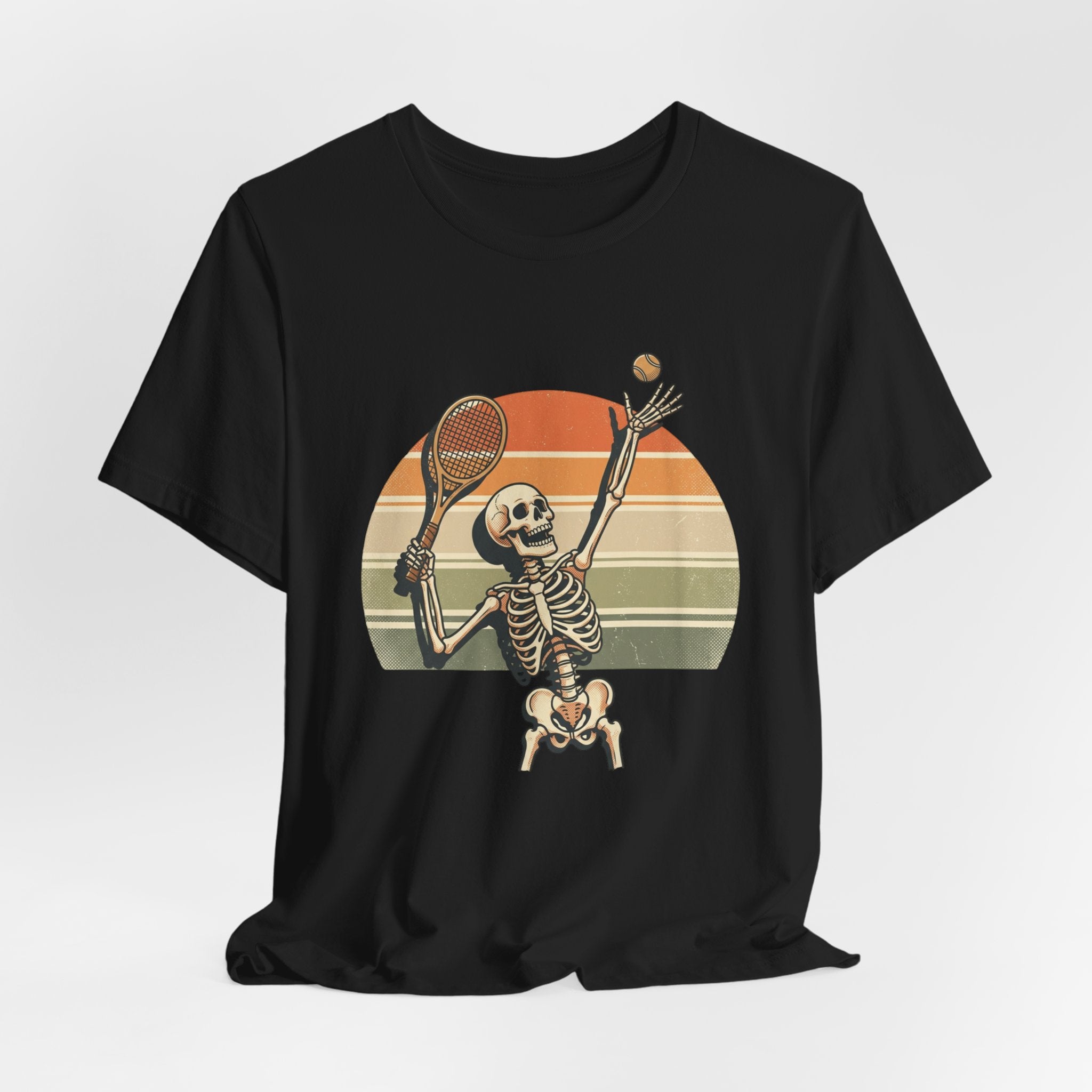 Skeleton Tennis Vintage Sunset Tee