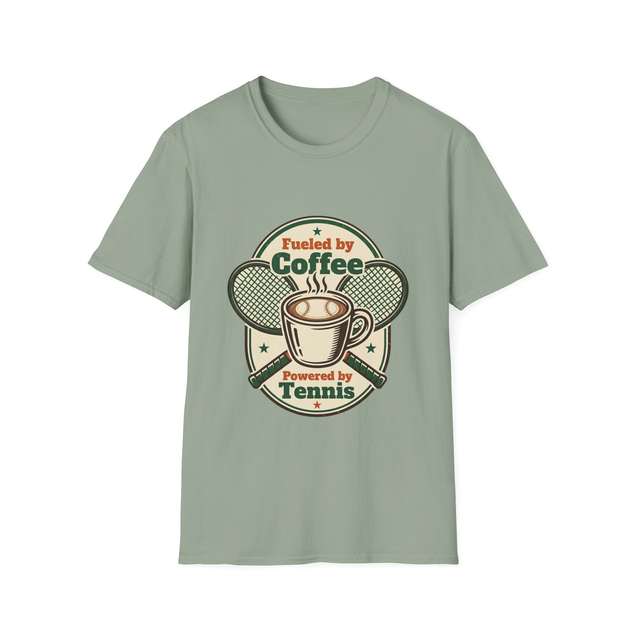 Fueled by Coffee, Powered by Tennis T-Shirt