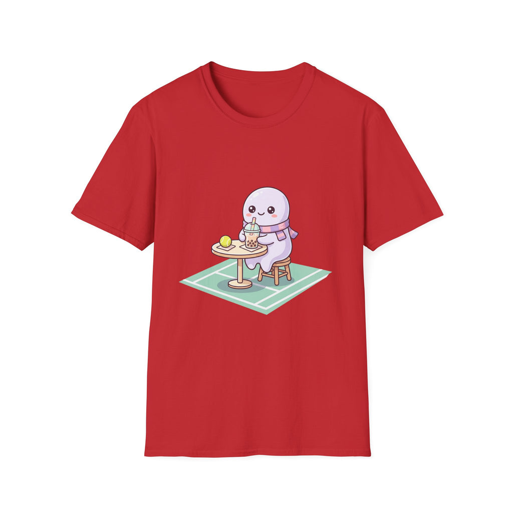 Cute Seal Cafe T-Shirt — Kawaii Sea Otter Drinking Bubble Tea